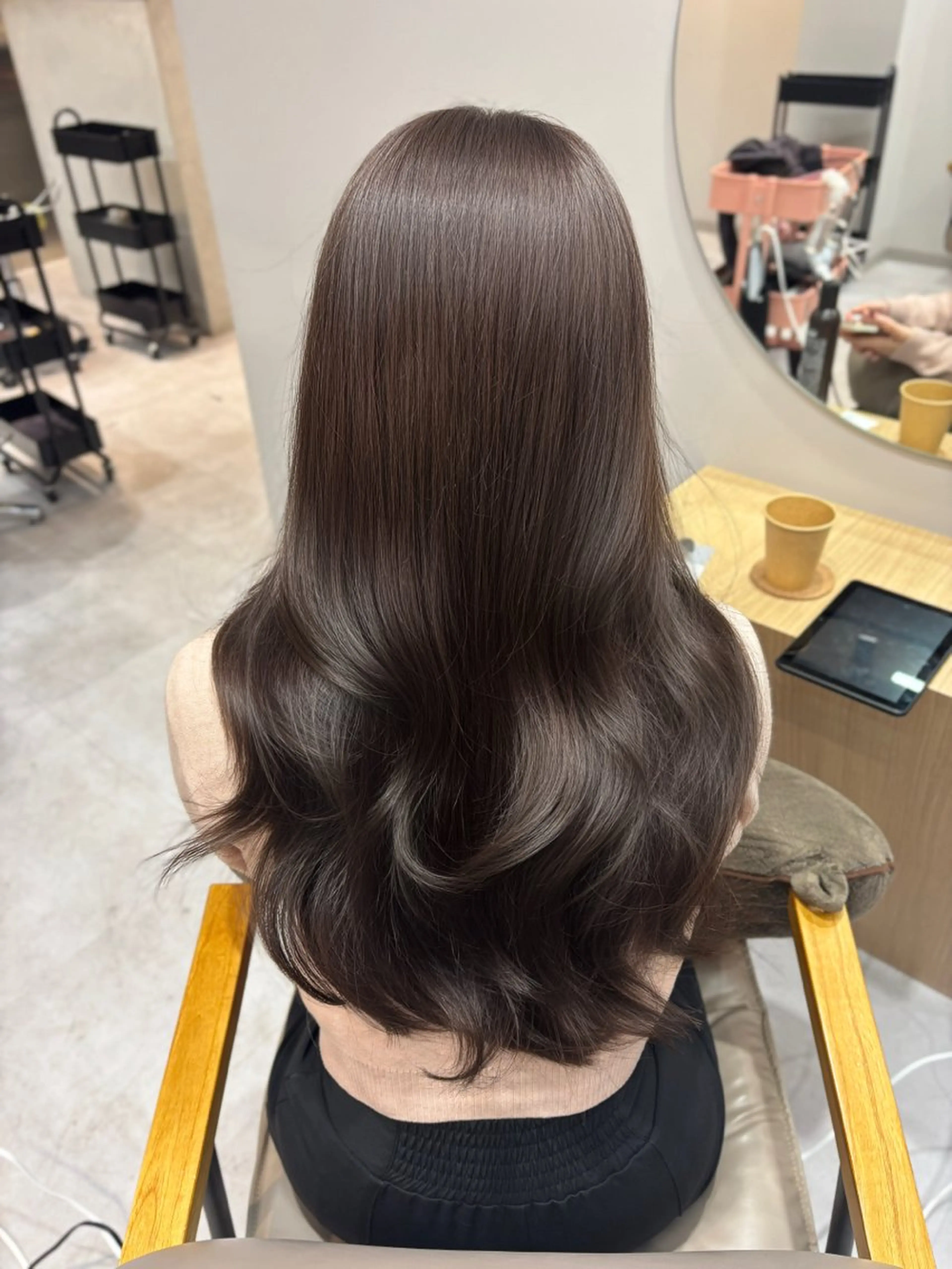 ロング カラー ブラウンカラー ヘアカラー COAPLUS所属・韓国/レイヤー/ 前髪/Asamiのヘアスタイル