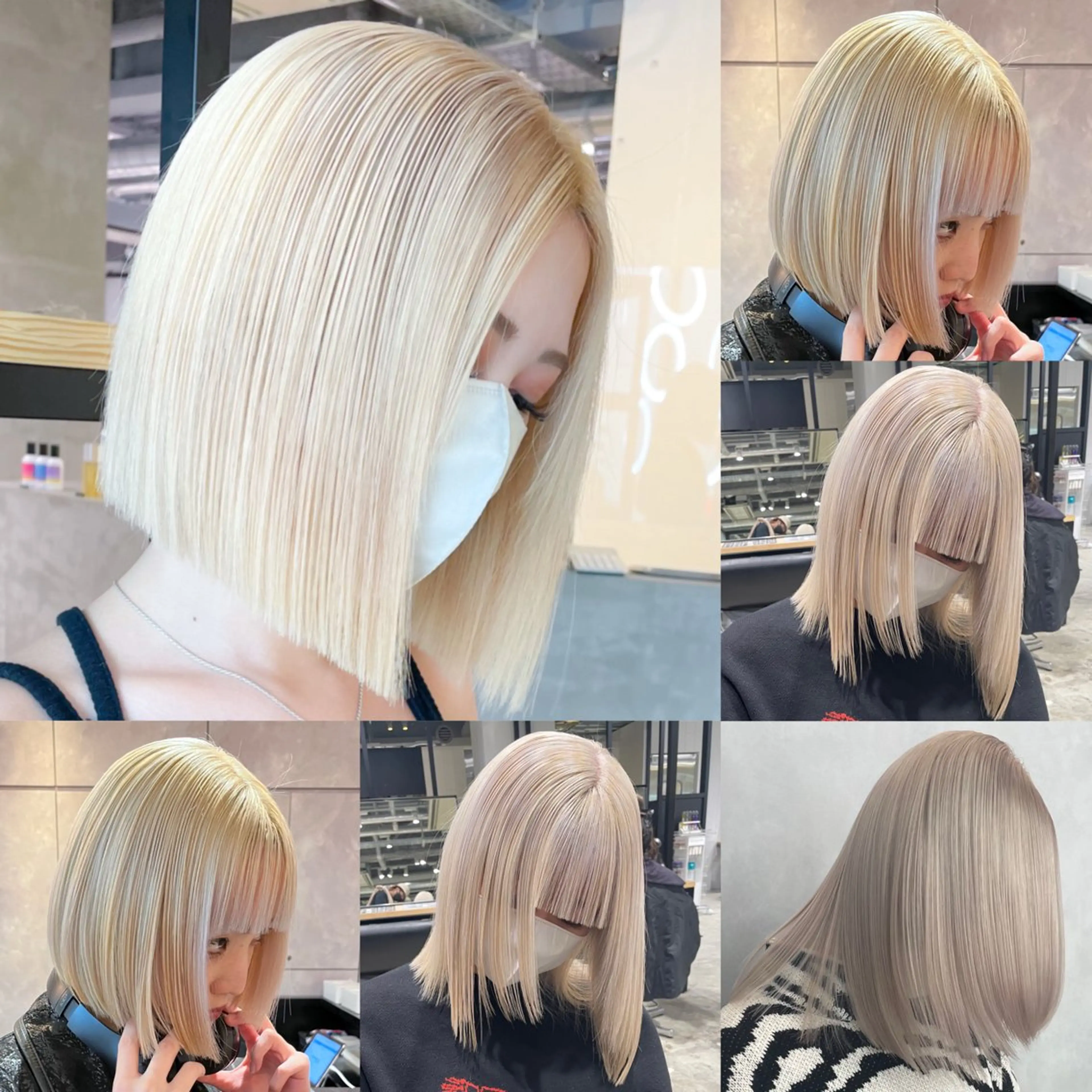 ショート カラー 透明感🎀艶髪 💞まいか🎶のヘアスタイル