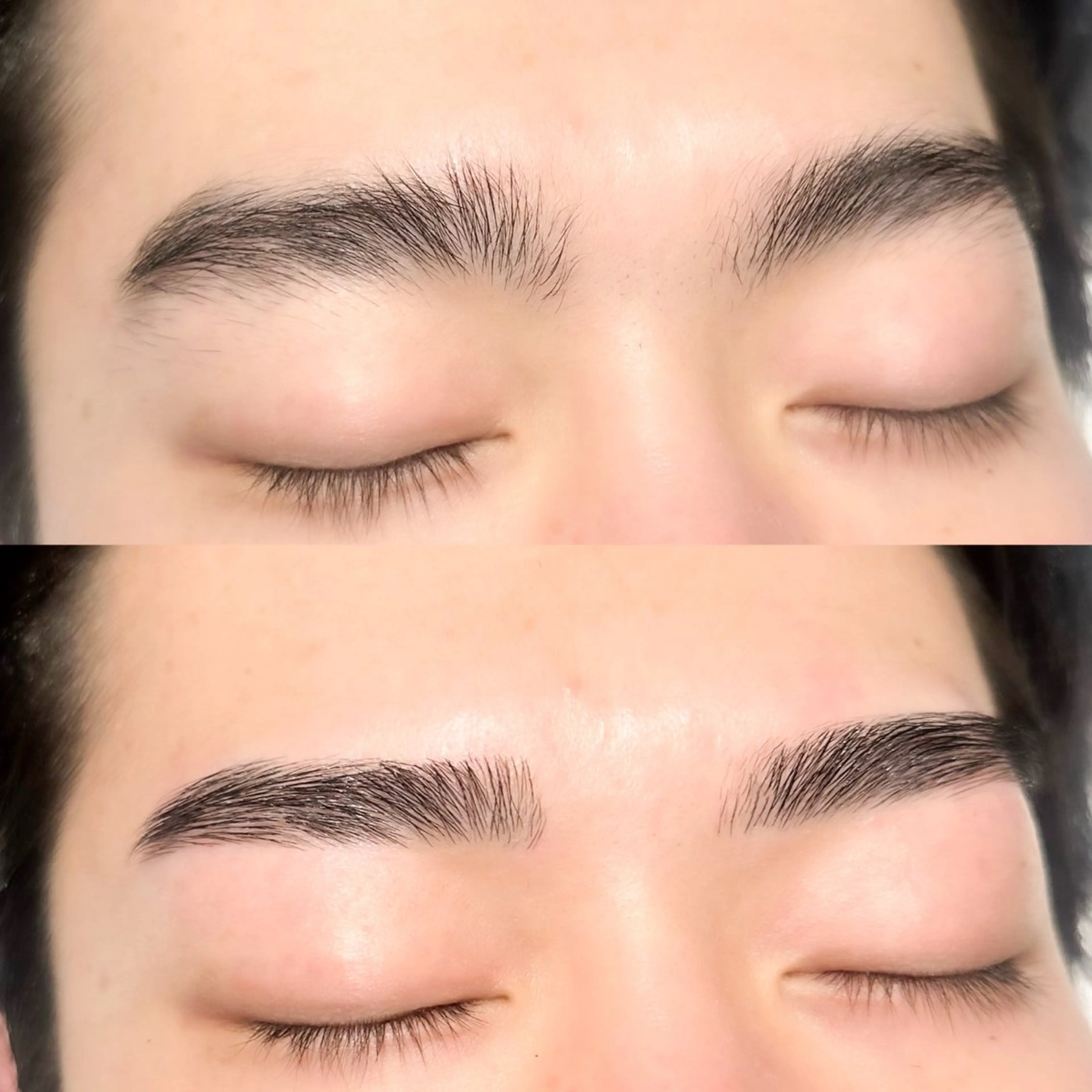 アイブロウWAX ＋ 顔脱毛 【⠀おでこorフェイスライン 】お化粧ノリUP❣️の写真