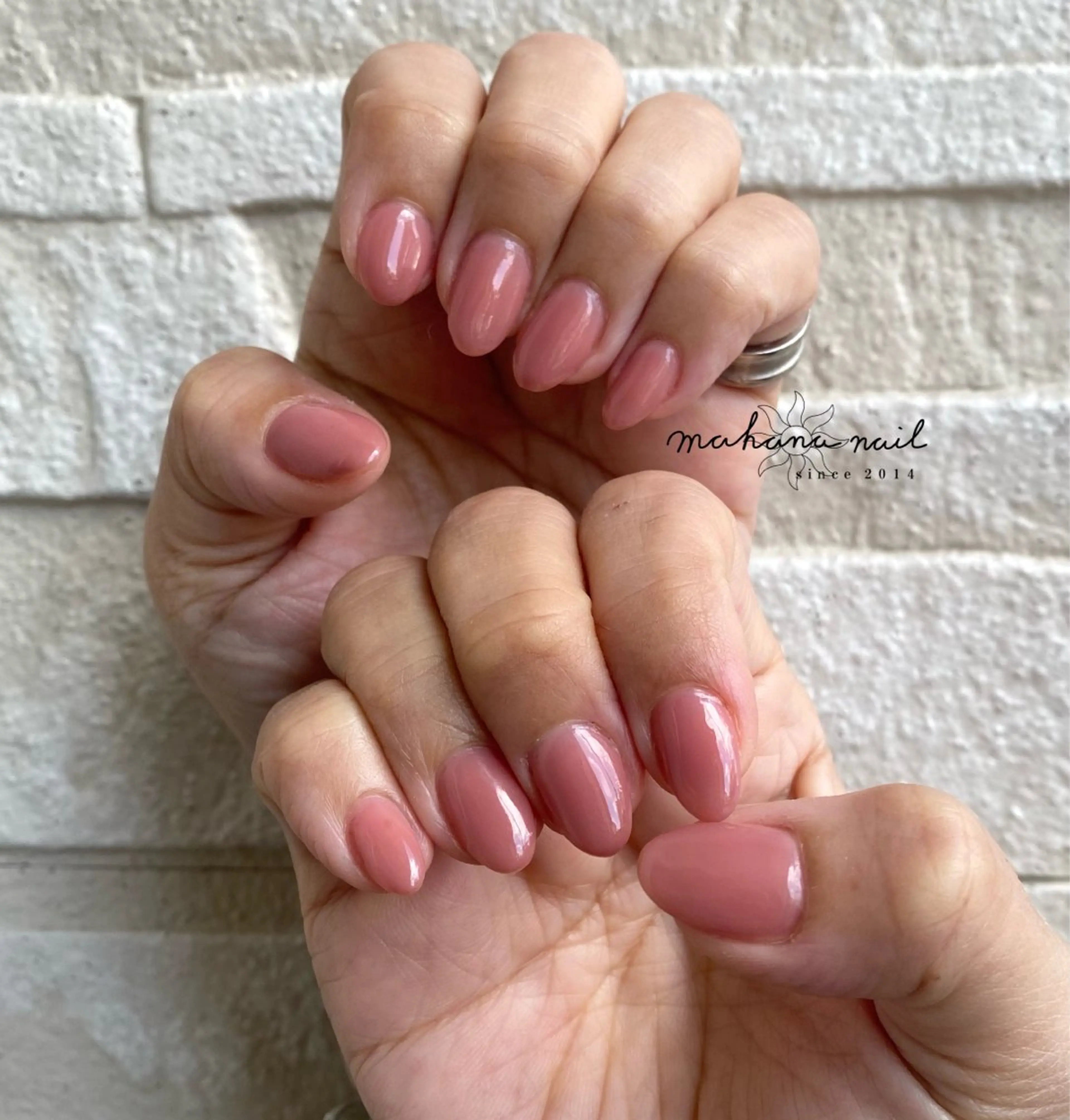 ネイル ワンカラーネイル mahana nailのネイルデザイン