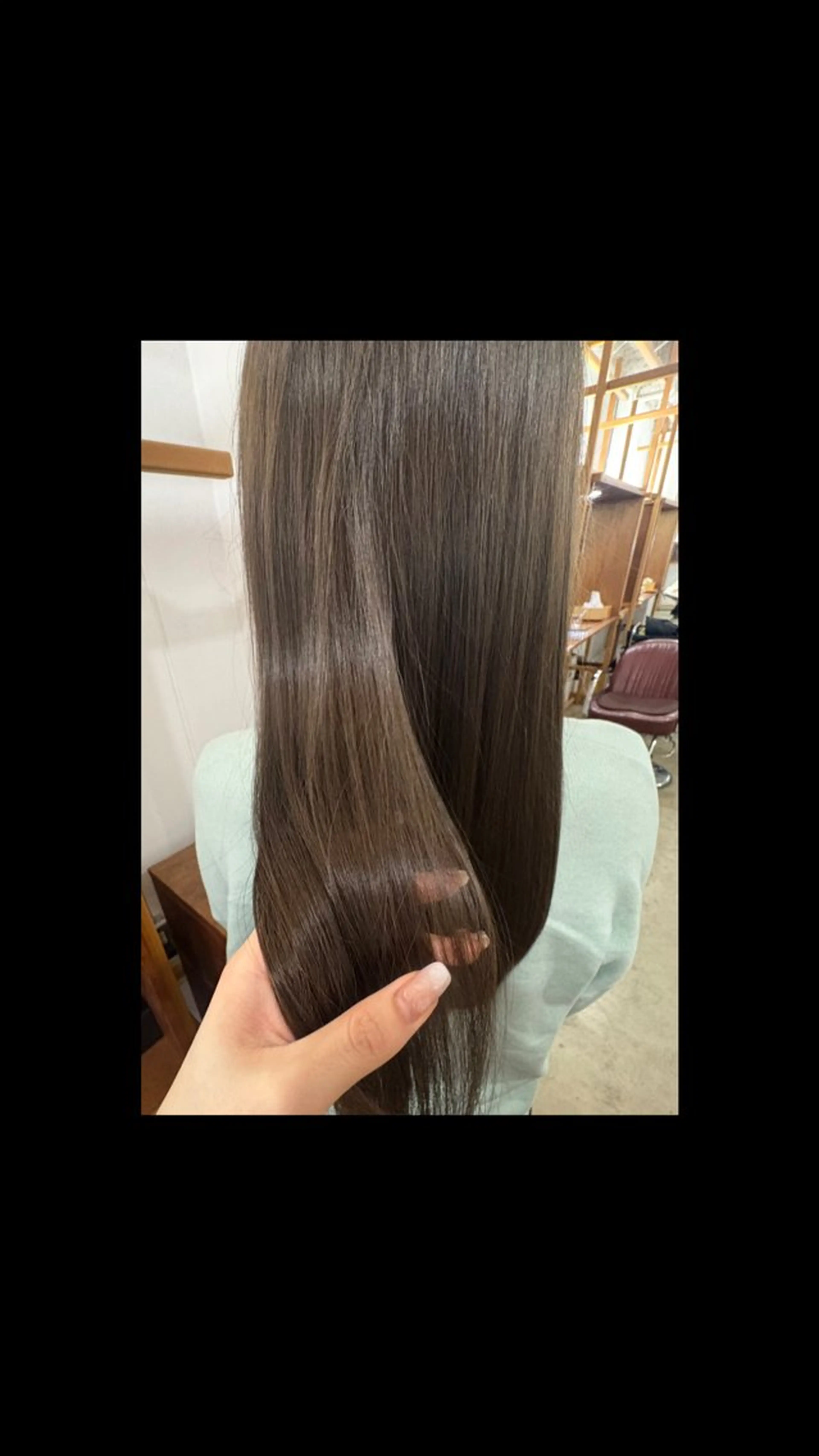 ロング カラー 透明感カラー 髪質改善 トリートメント カット ヘアカラー トリートメント EighT【エイト】所属・中澤 愛香のヘアスタイル