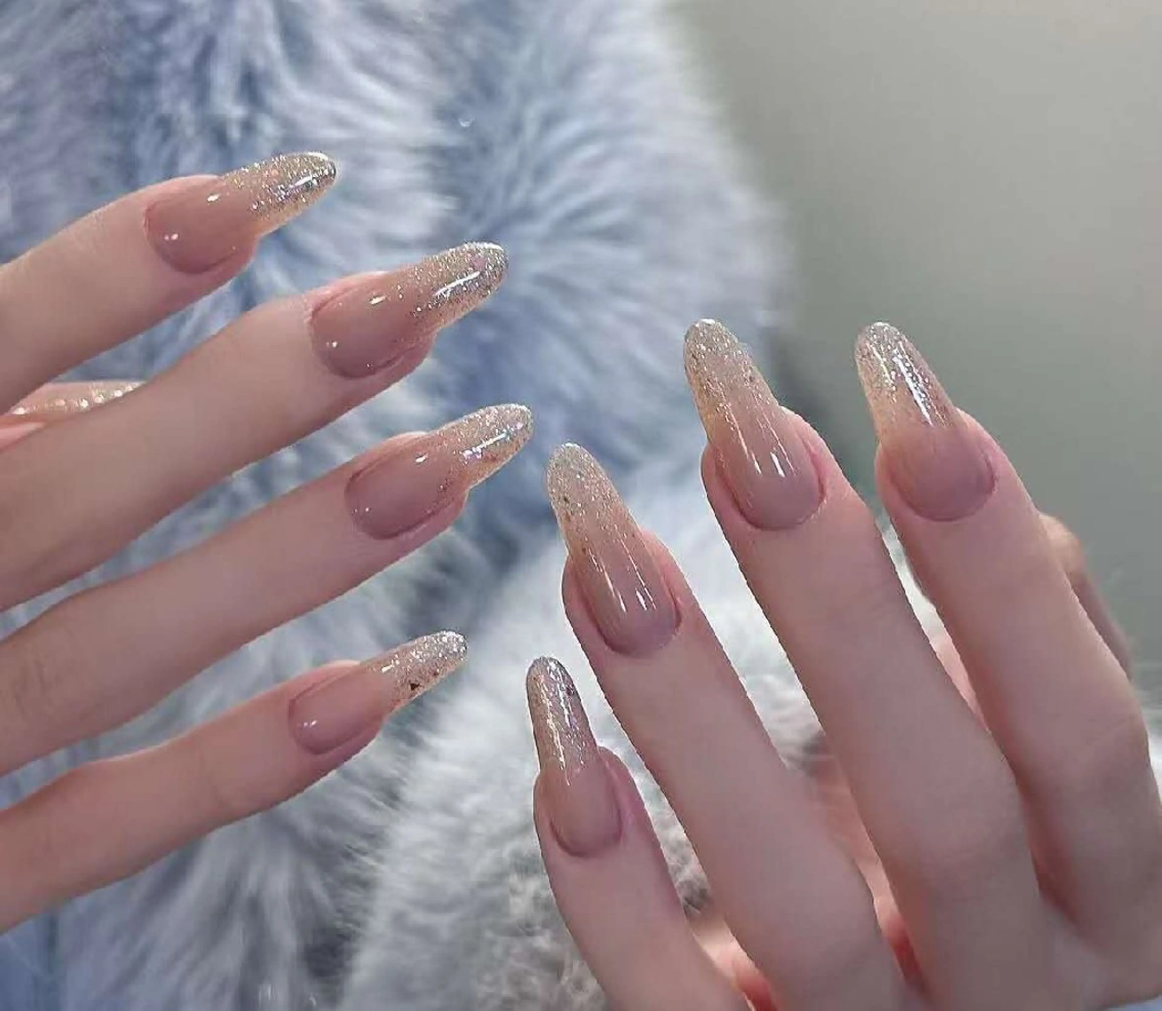 ネイル オーロラネイル フラワーネイル フットネイル フレンチネイル ジェルネイル ハンドネイル Oomiya 服部のネイルデザイン