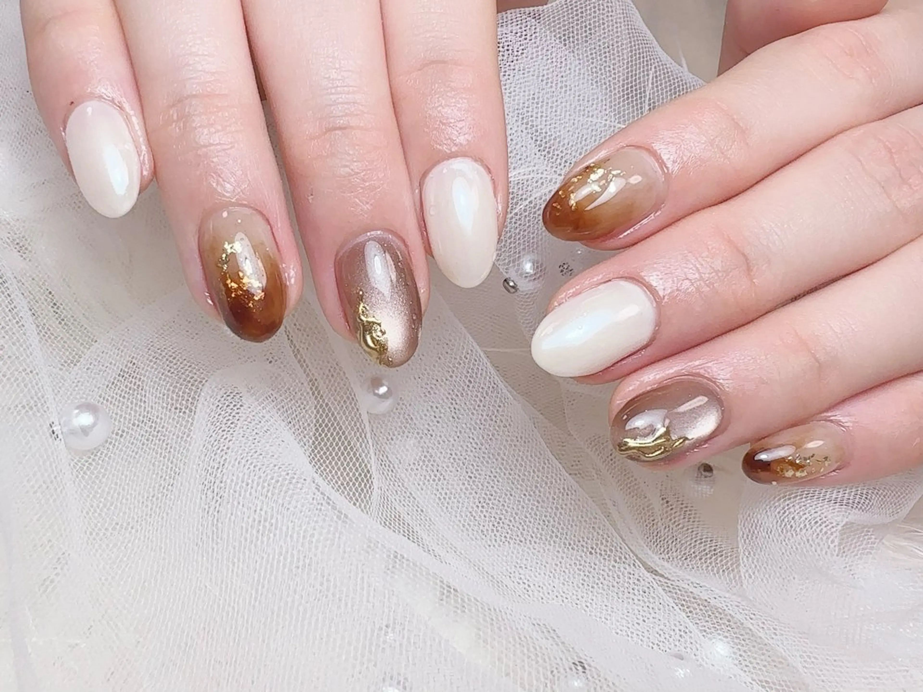 ネイル 成人式 長さ出し フットネイル フレンチネイル ジェルネイル ハンドネイル ハンドケア nail salon Feerieのネイルデザイン