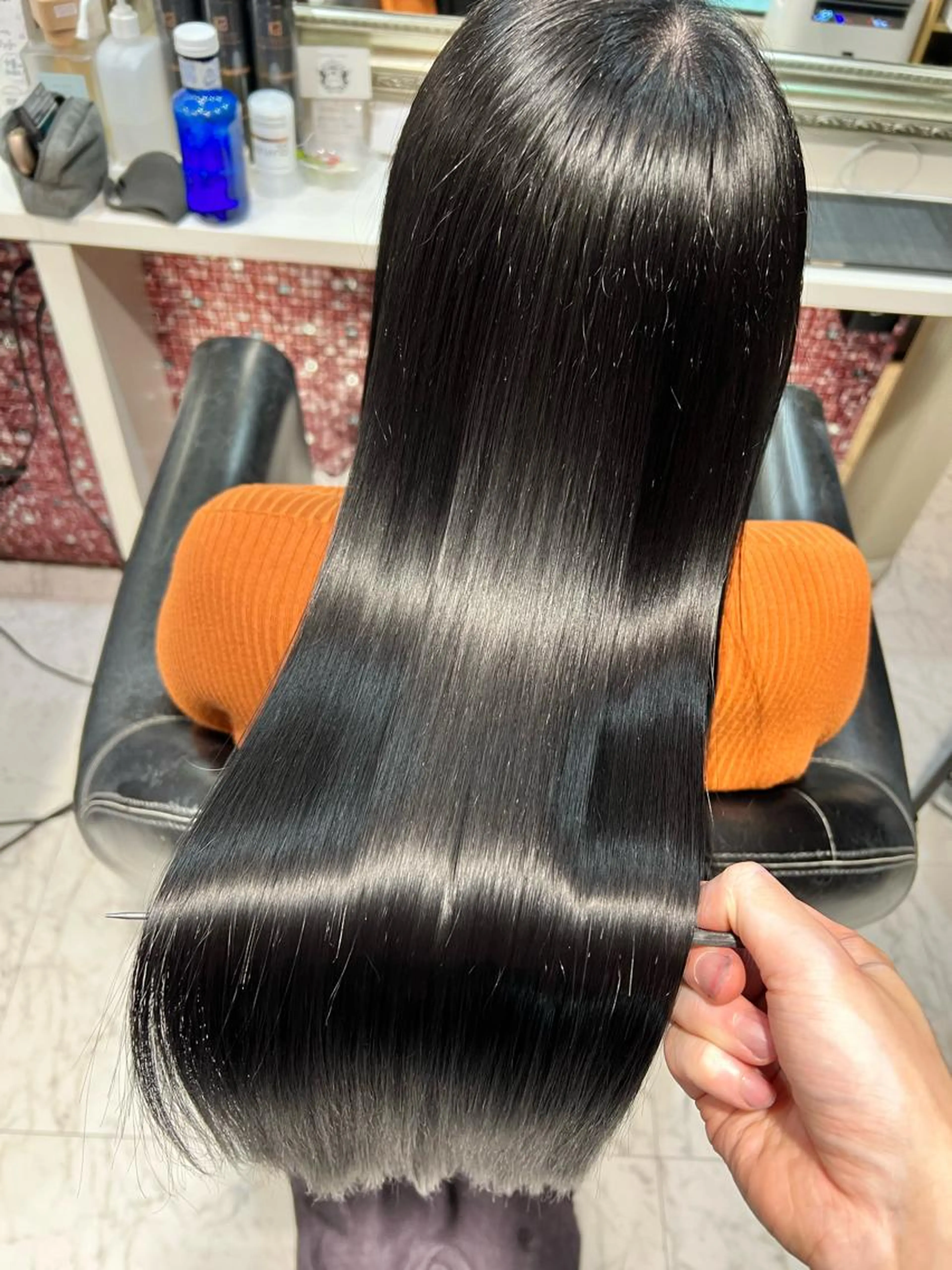 外国人風カラー+LAケラチントリートメントの写真