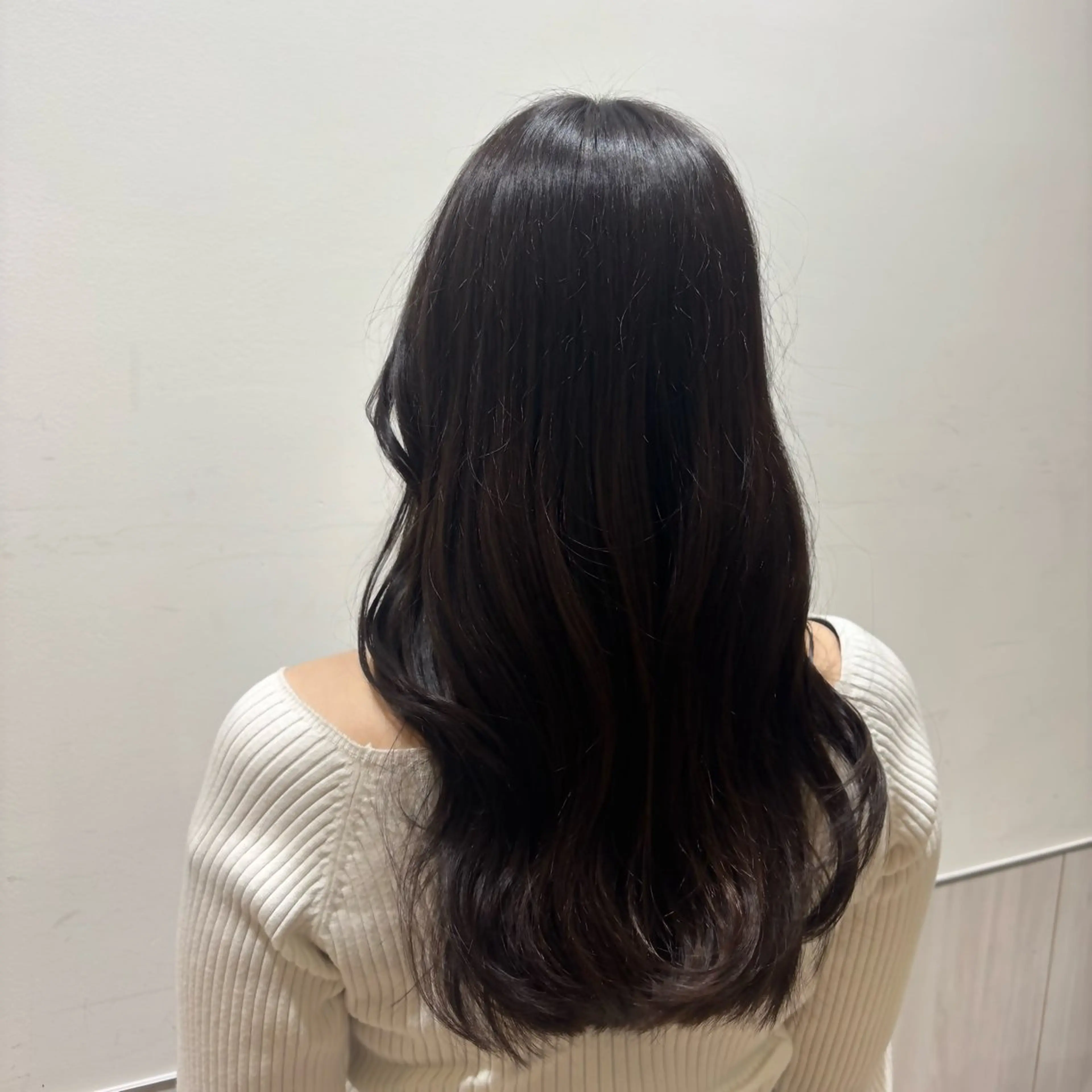 ロング 顔周りカット レイヤーカット 野口 実優のヘアスタイル