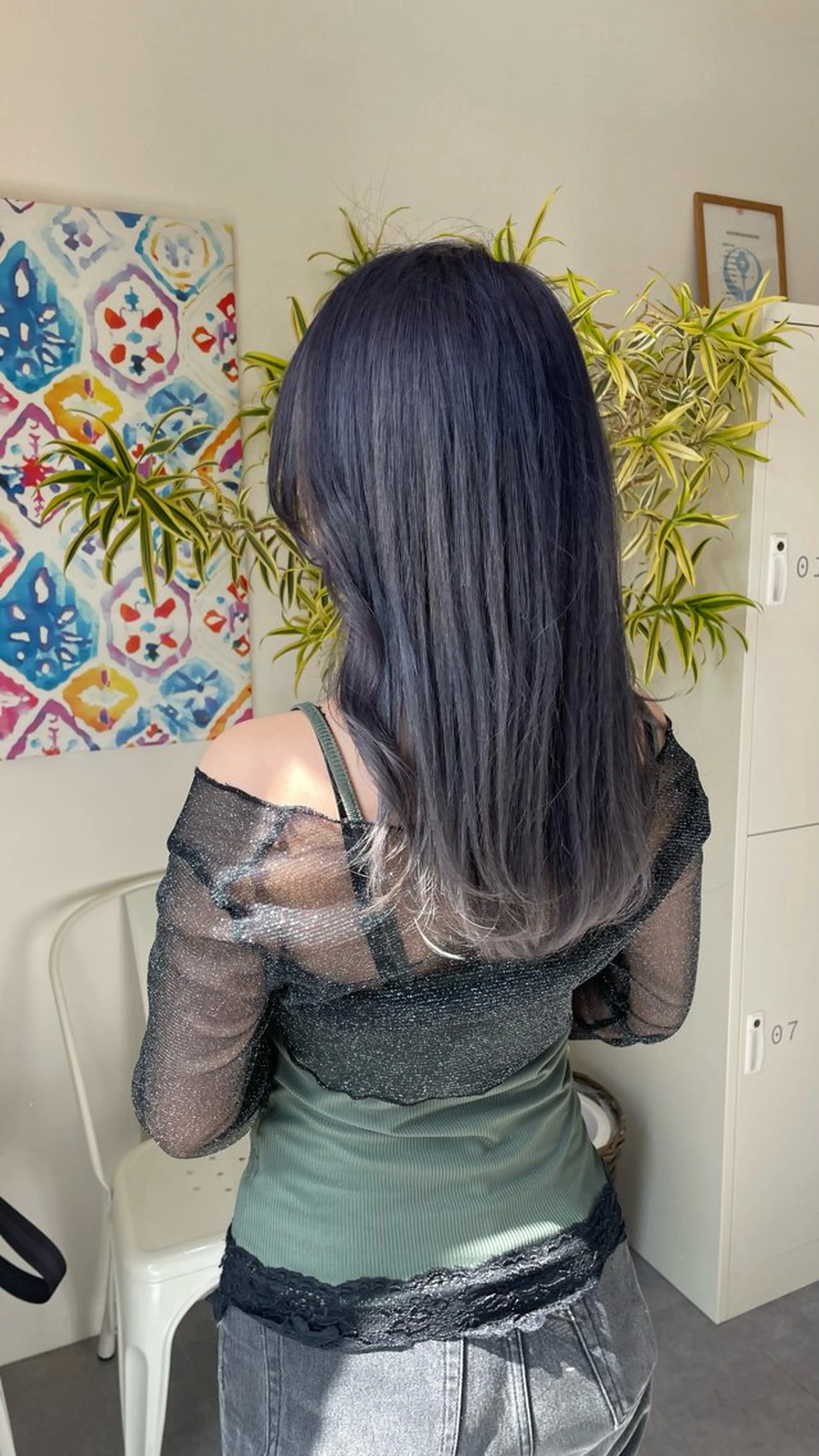 セミロング カット ヘアカラー Agu hair roof 八戸根城店所属・なな 八戸美容師/ モデル募集中のヘアスタイル