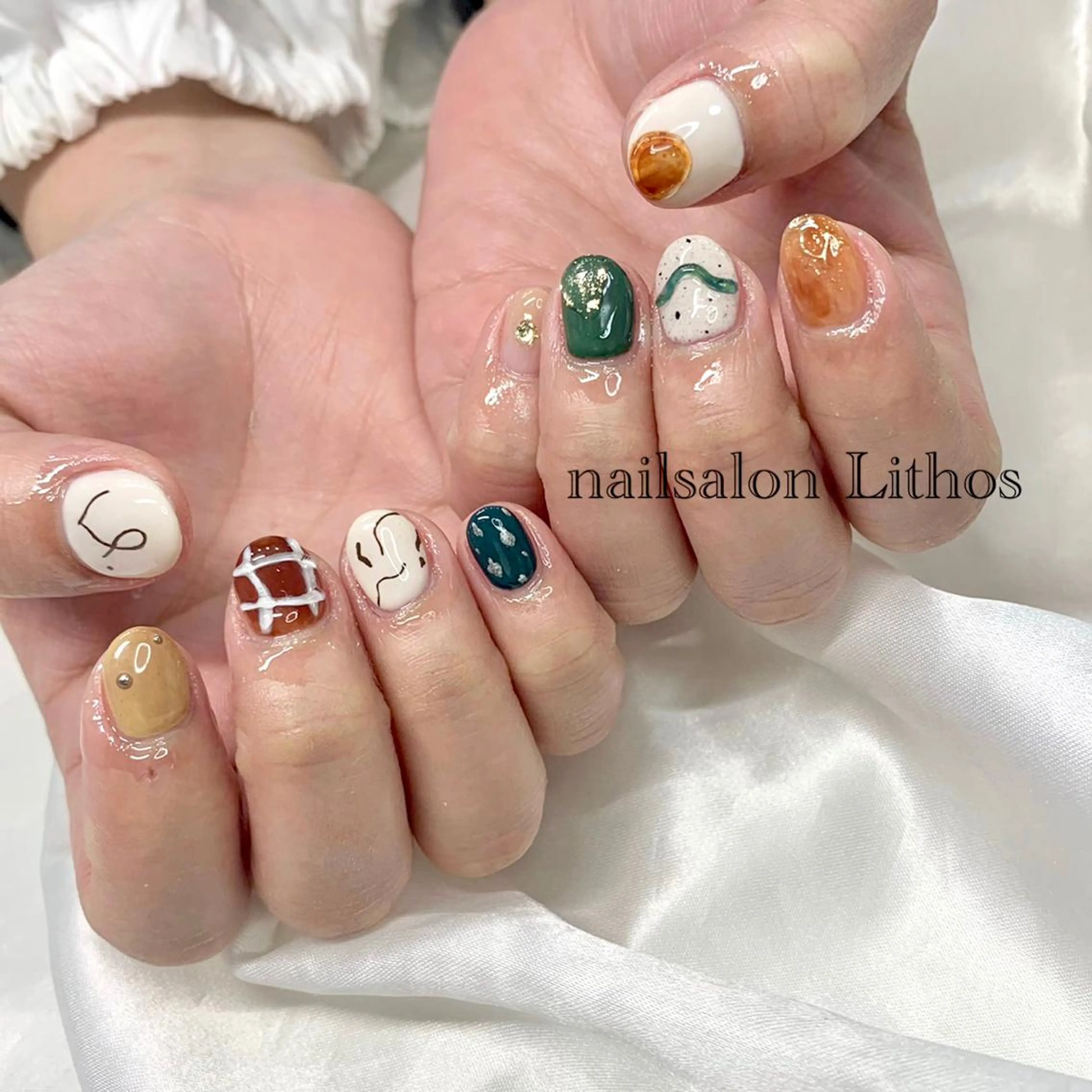 ネイル アートネイル ハンドネイル nailsalon Lithos所属・nailsalon Recontreのネイルデザイン