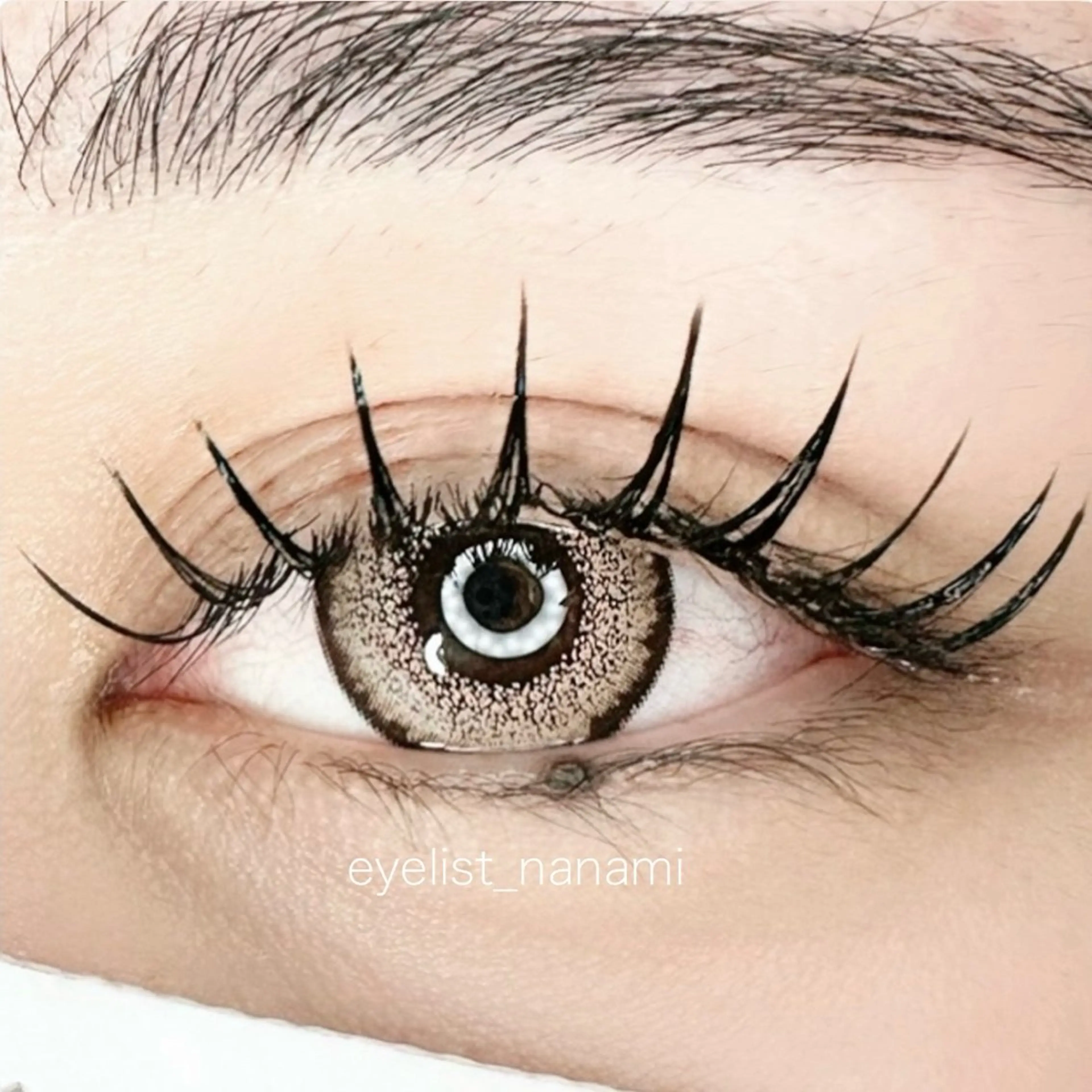 マツエク・マツパ Lカール マツエク Louwe 立川所属・eyelist☁️ nanamiのマツエク・マツパデザイン
