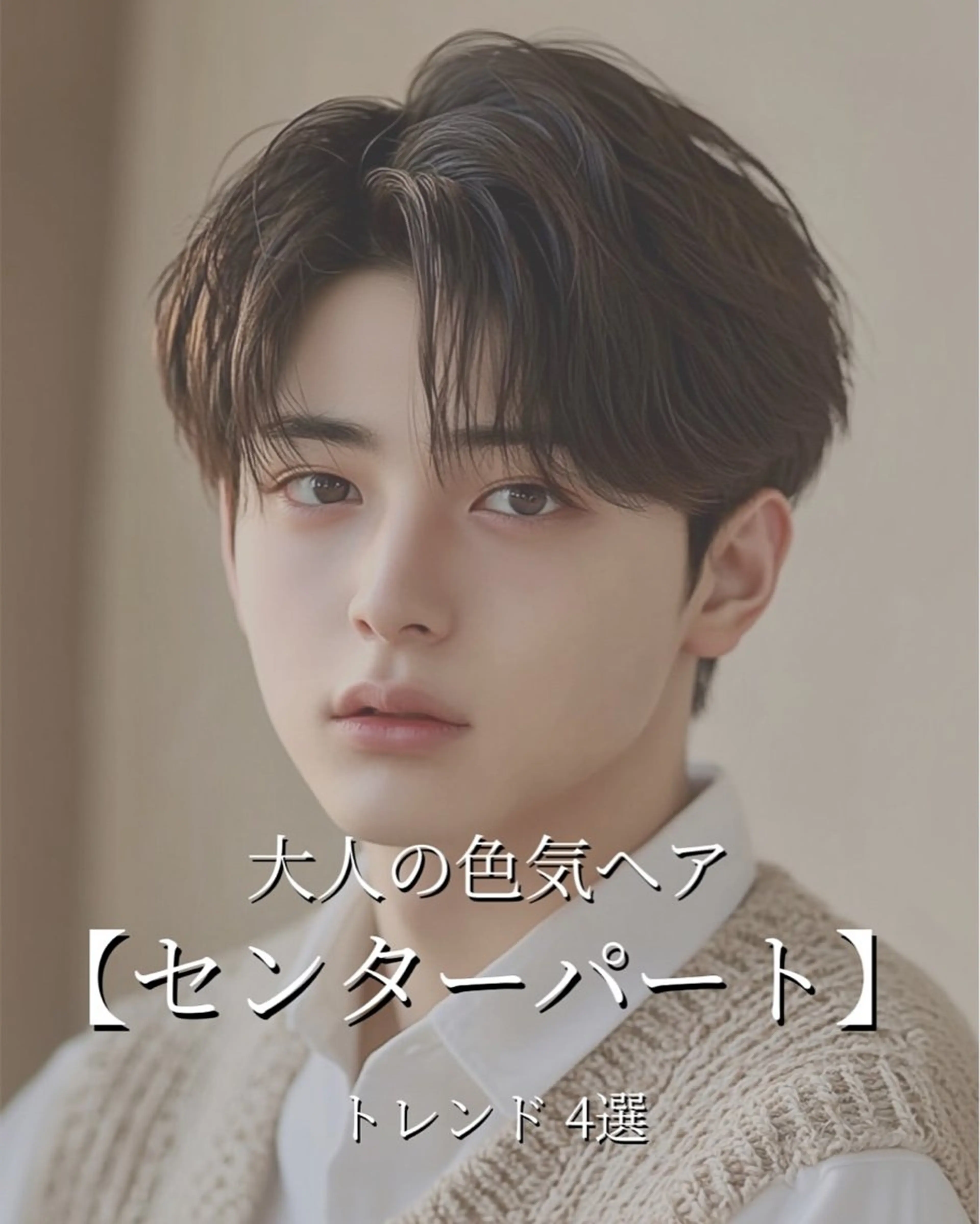 ショート メンズ センターパート men's salon glow所属・🔥3/1〜7限定 カット1100円🔥のヘアスタイル