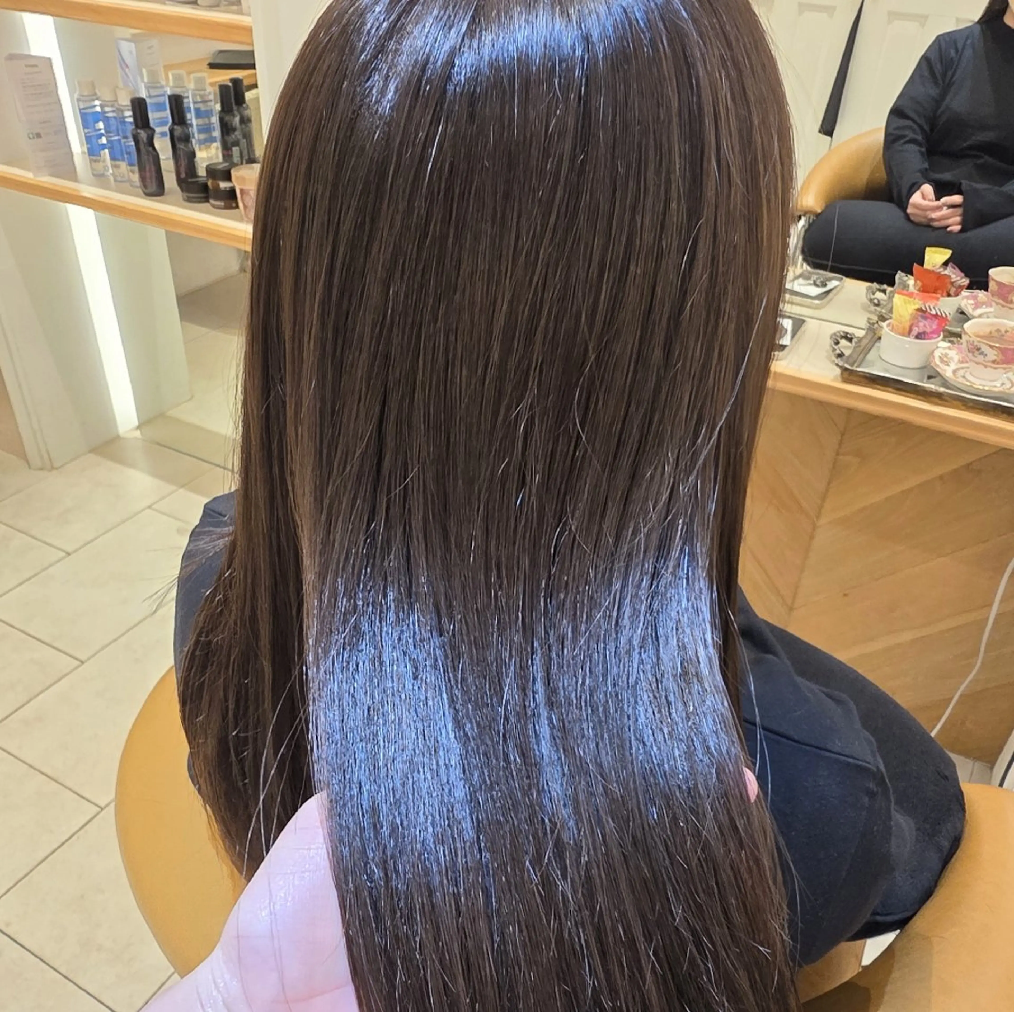 ロング カット ヘアカラー トリートメント GRITTERs 泉中央店所属・ボブ/小顔レイヤー/ カットモデル泉中央✨のヘアスタイル