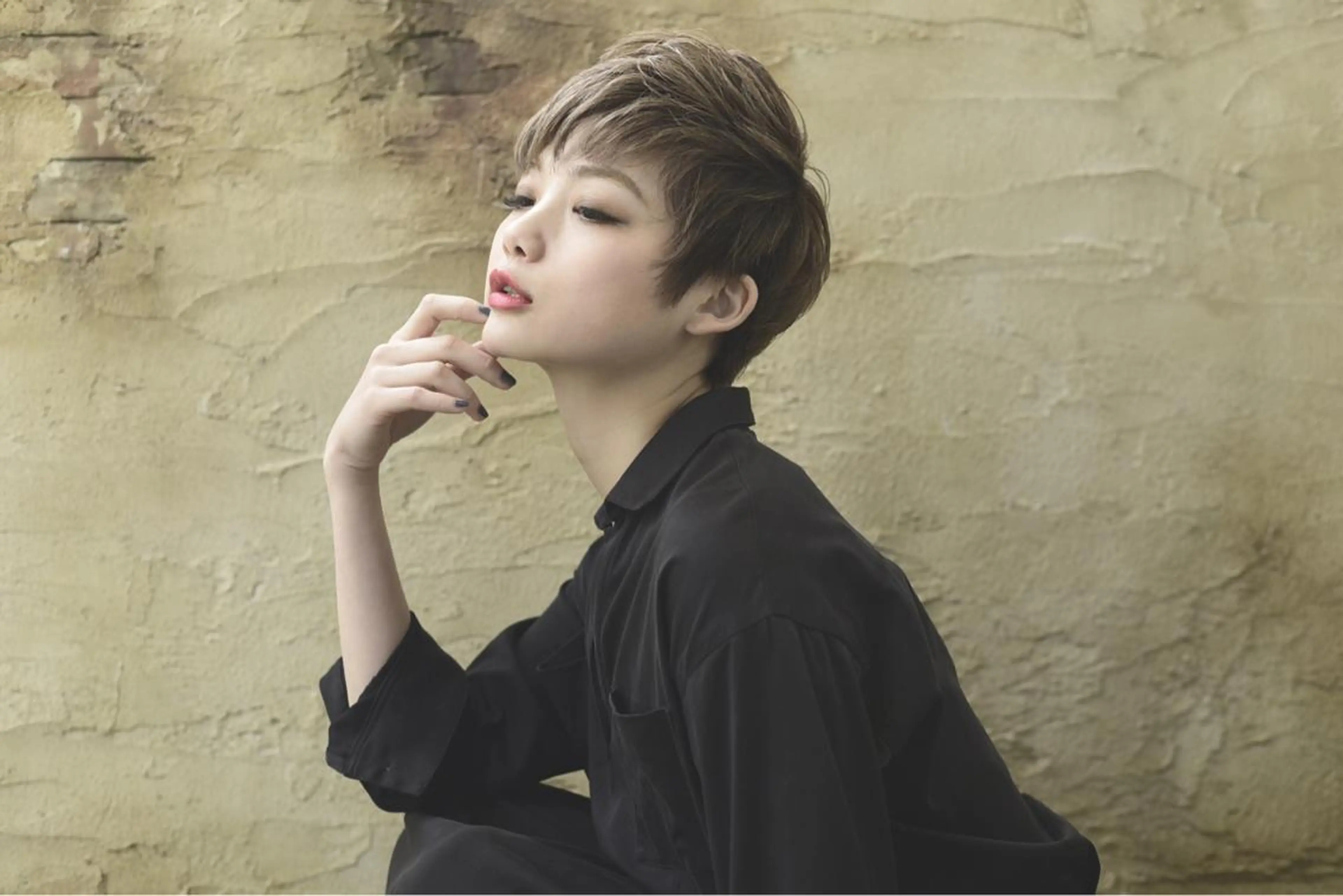 ショート カラー カット 秋山 俊のヘアスタイル