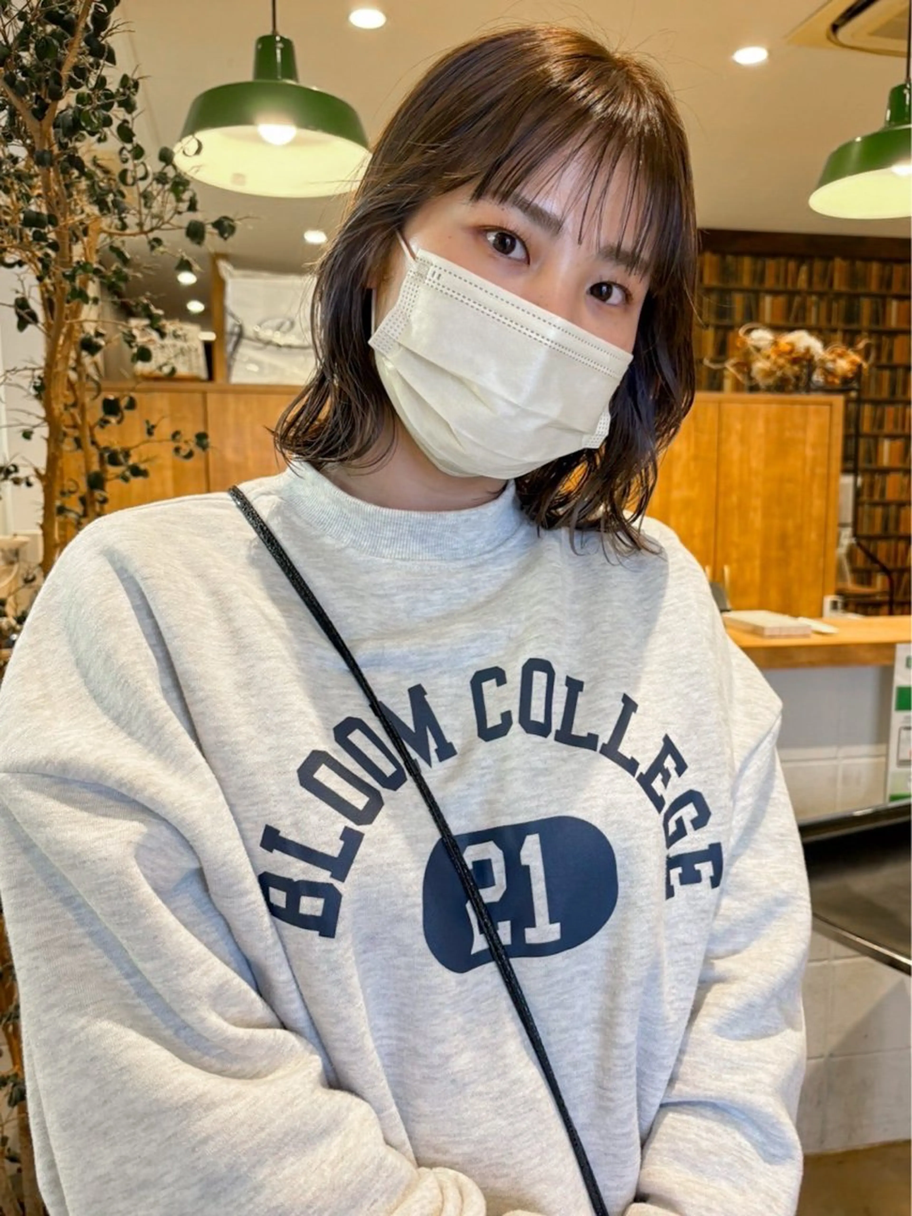 ミディアム カラー ヘアアレンジ ❣️倉敷❣️美髪 カラー能登一成のヘアスタイル