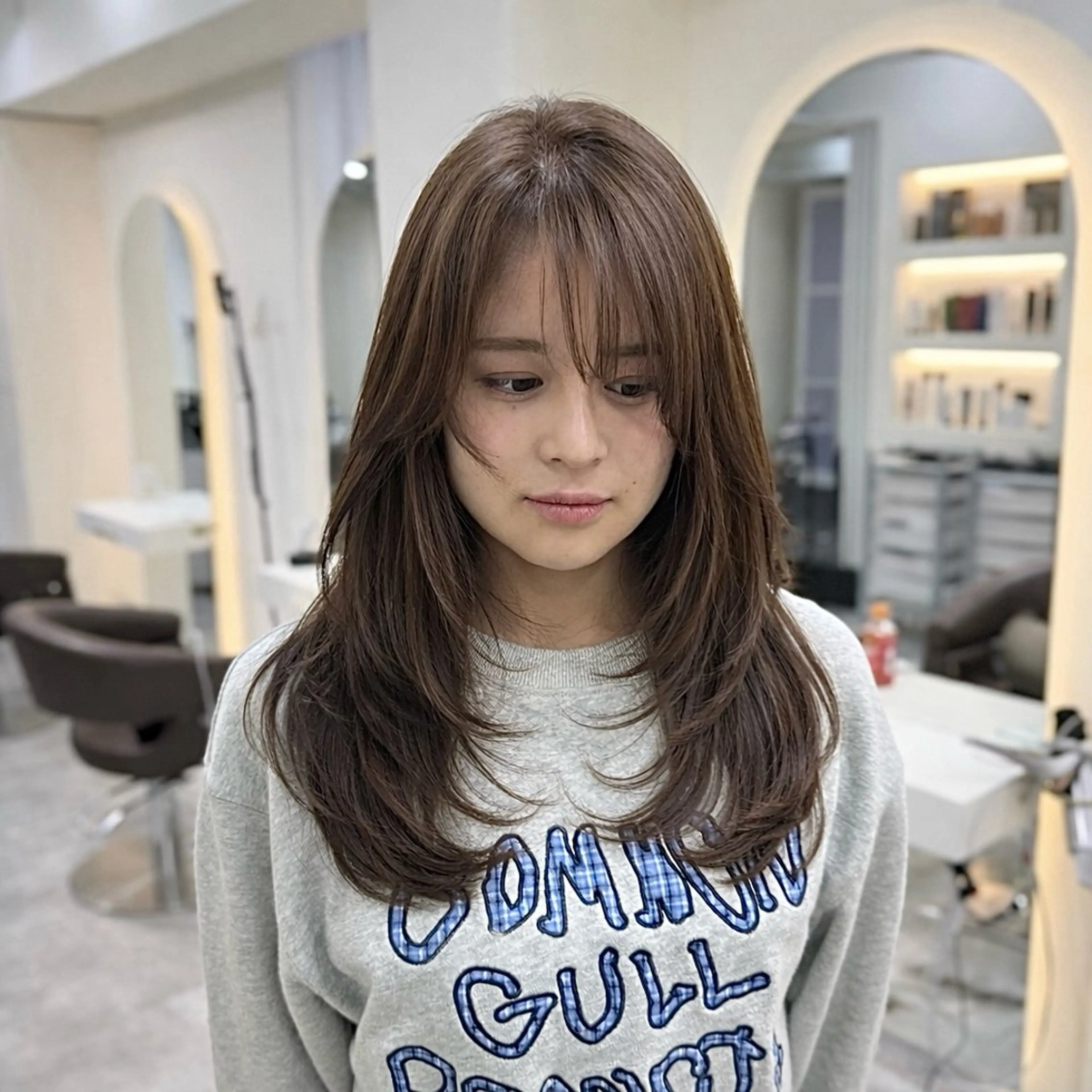 セミロング BONDZSALON麻布十番パティオ通り店所属・マエザワ リュウのヘアスタイル