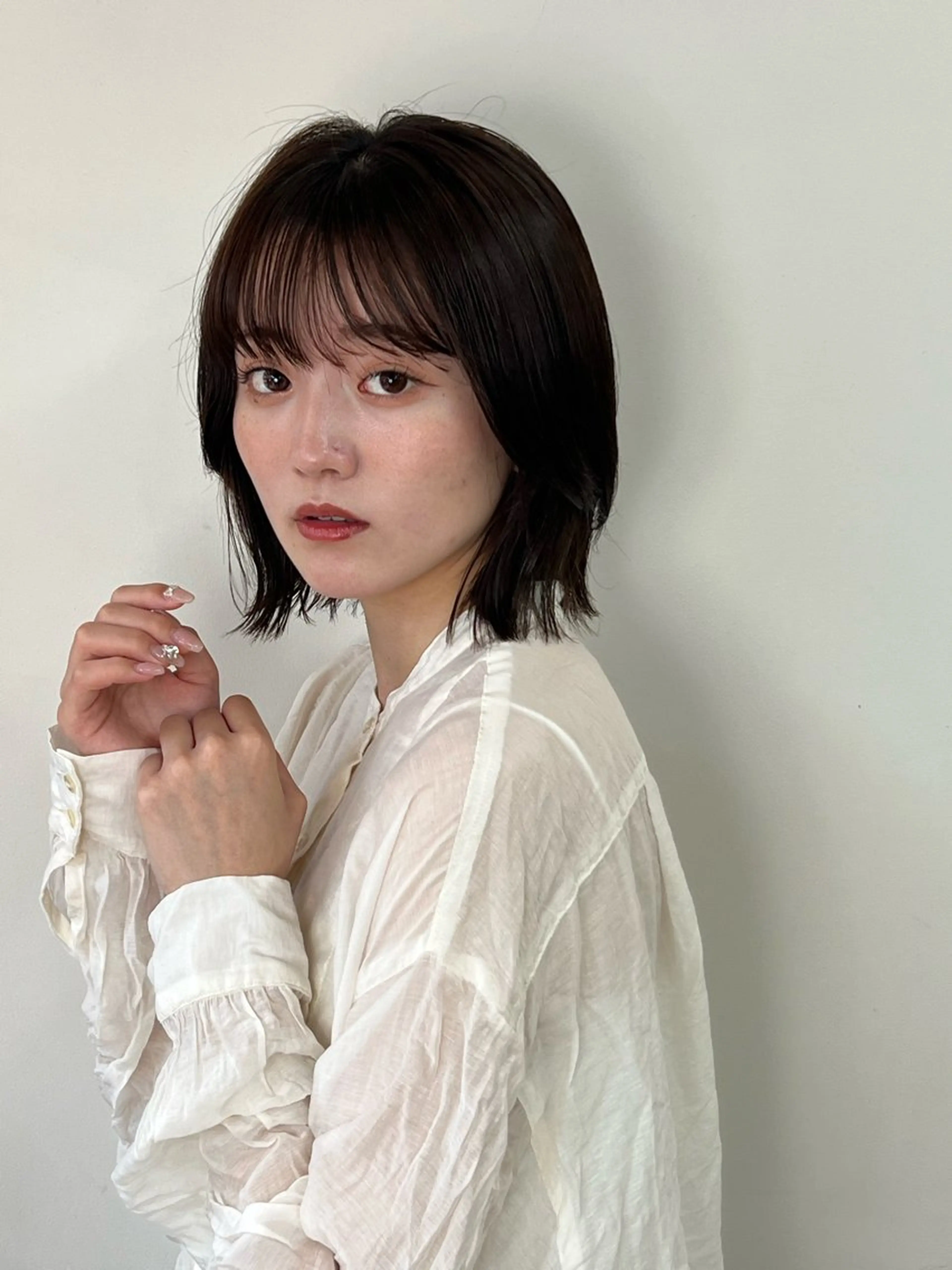 カラー 透明感カラー Omnis所属・山中 欧輔のヘアスタイル