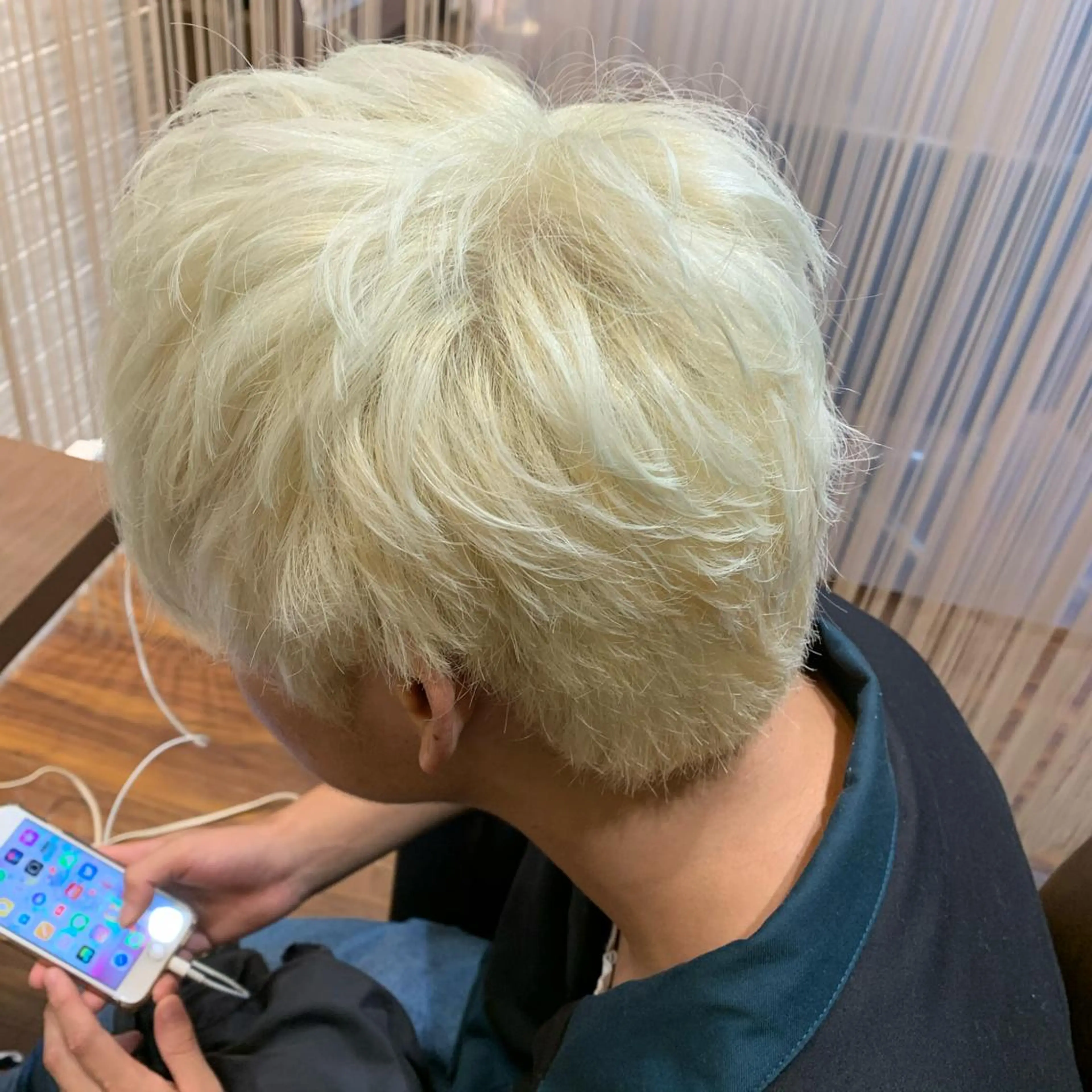 ショート カラー メンズ SOUPLE 土谷優乃のヘアスタイル