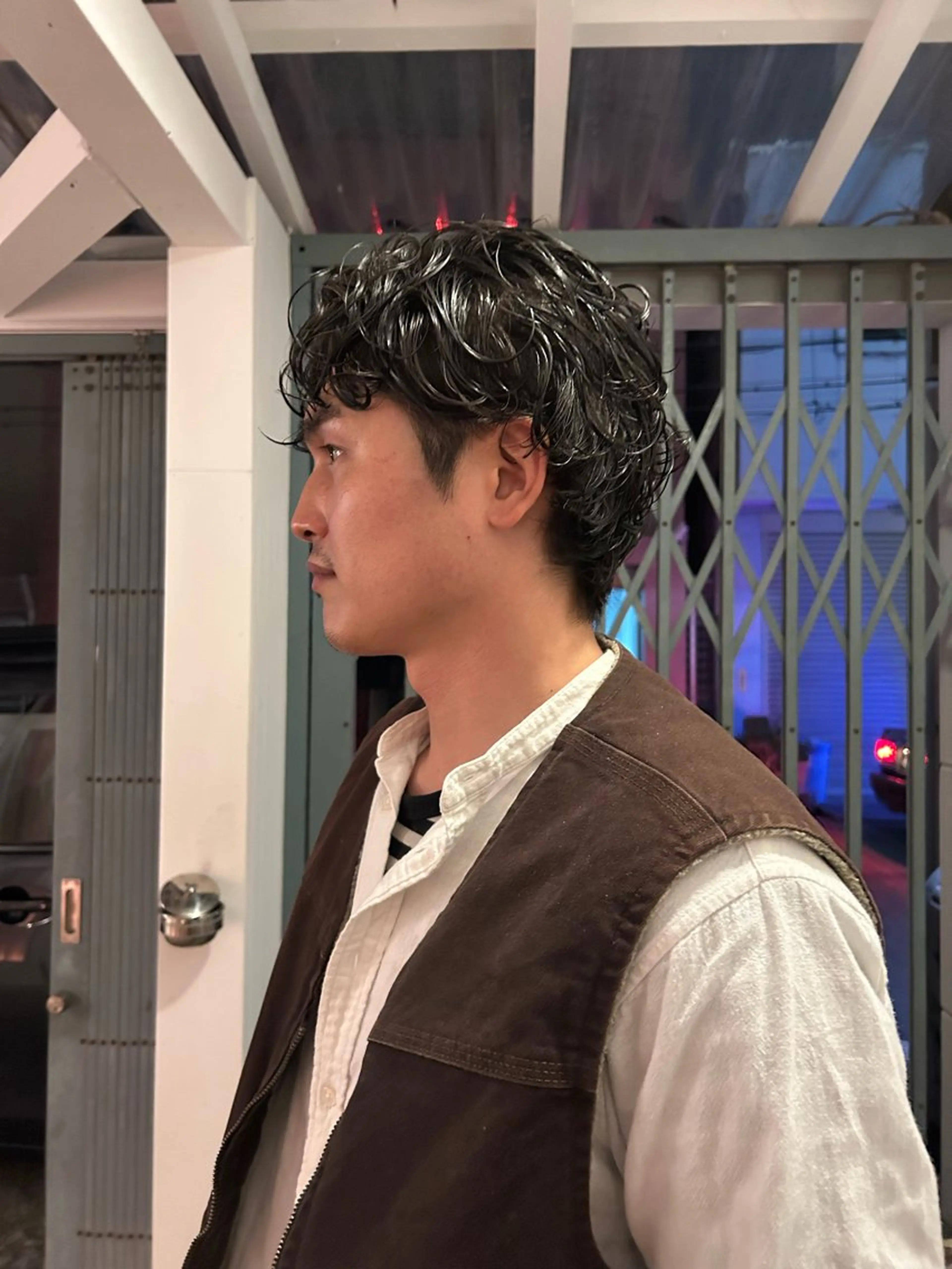 ショート パーマ メンズ メンズパーマ ニュアンスパーマ DIXBON所属・メンズパーマ ナカムラヒロトのヘアスタイル