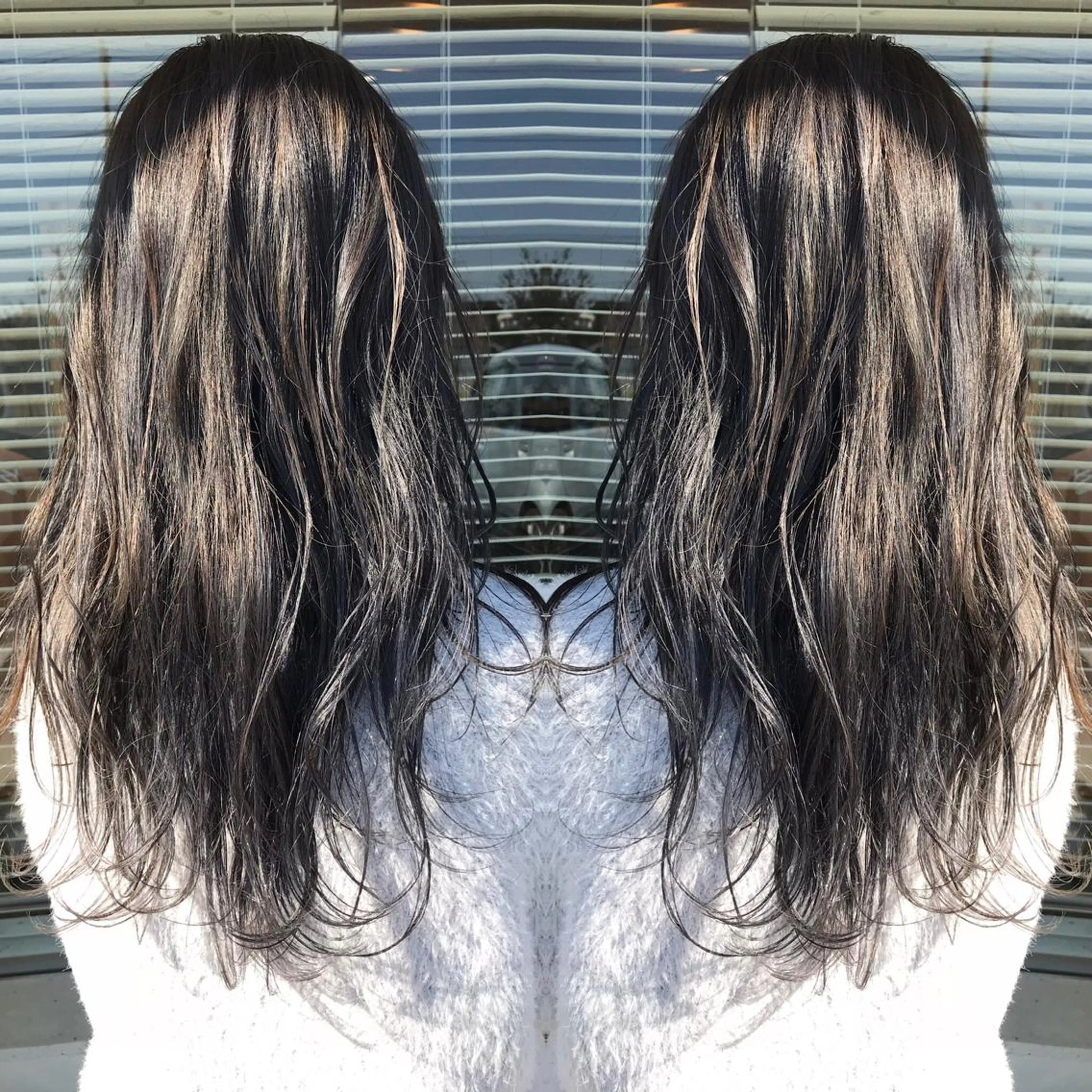 ロング カラー アディクシーカラー ヘアカラー 大久保 隆蔵のヘアスタイル