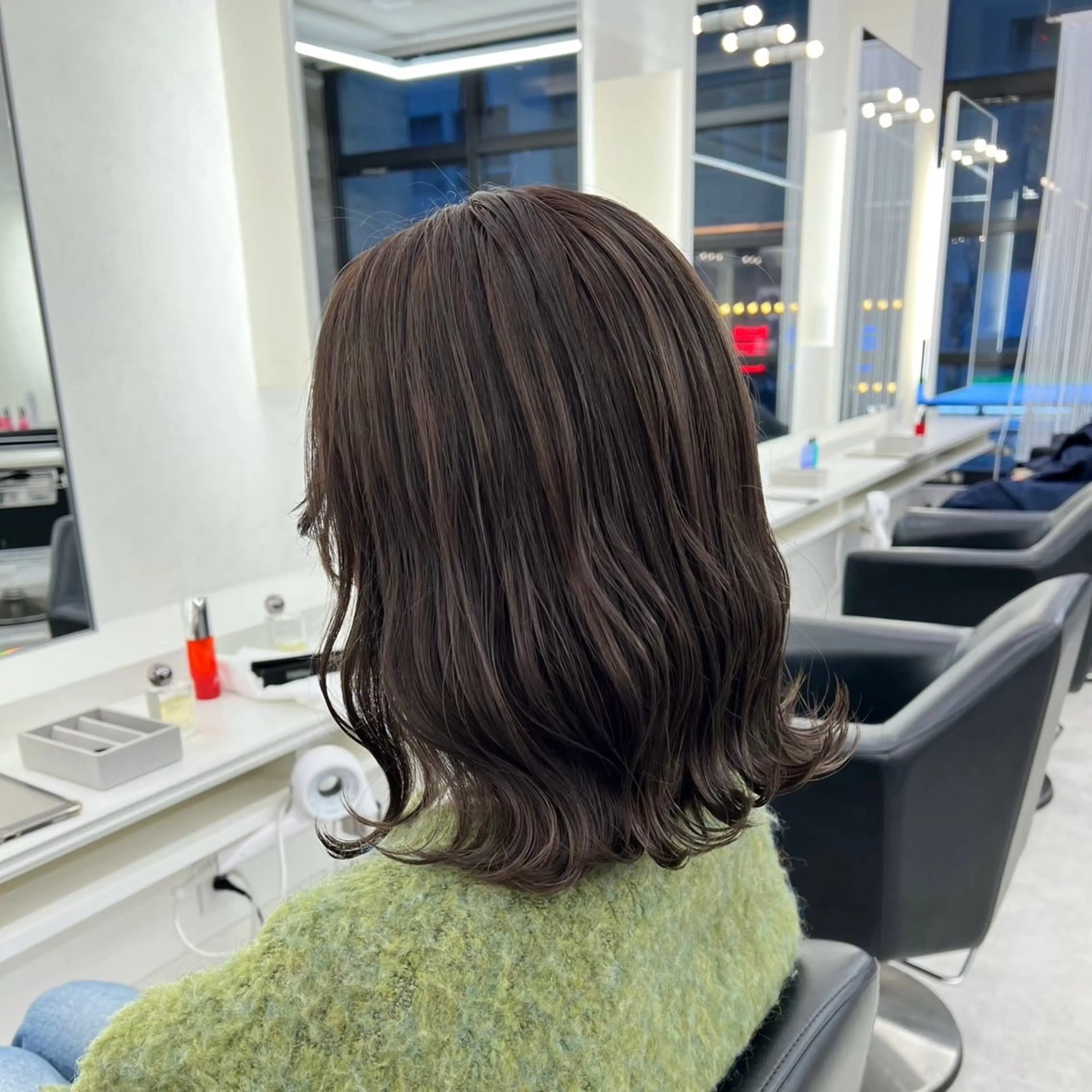 ミディアム カラー ParveMix 🩶🫧入江 香名のヘアスタイル