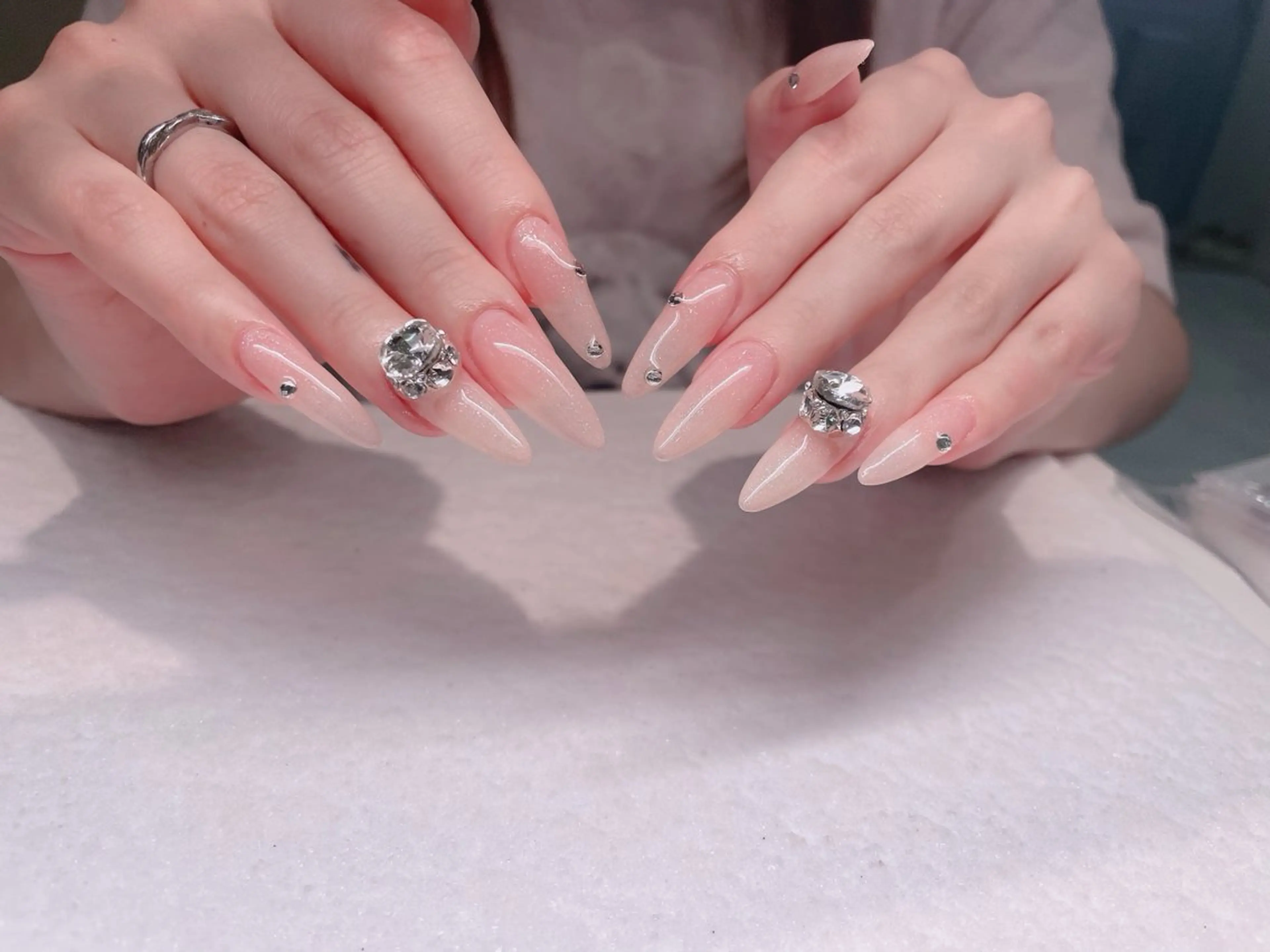 ネイル アートネイル チークネイル 韓国ネイル マグネットネイル シンプルネイル Nails168 ネイルズイロハのネイルデザイン