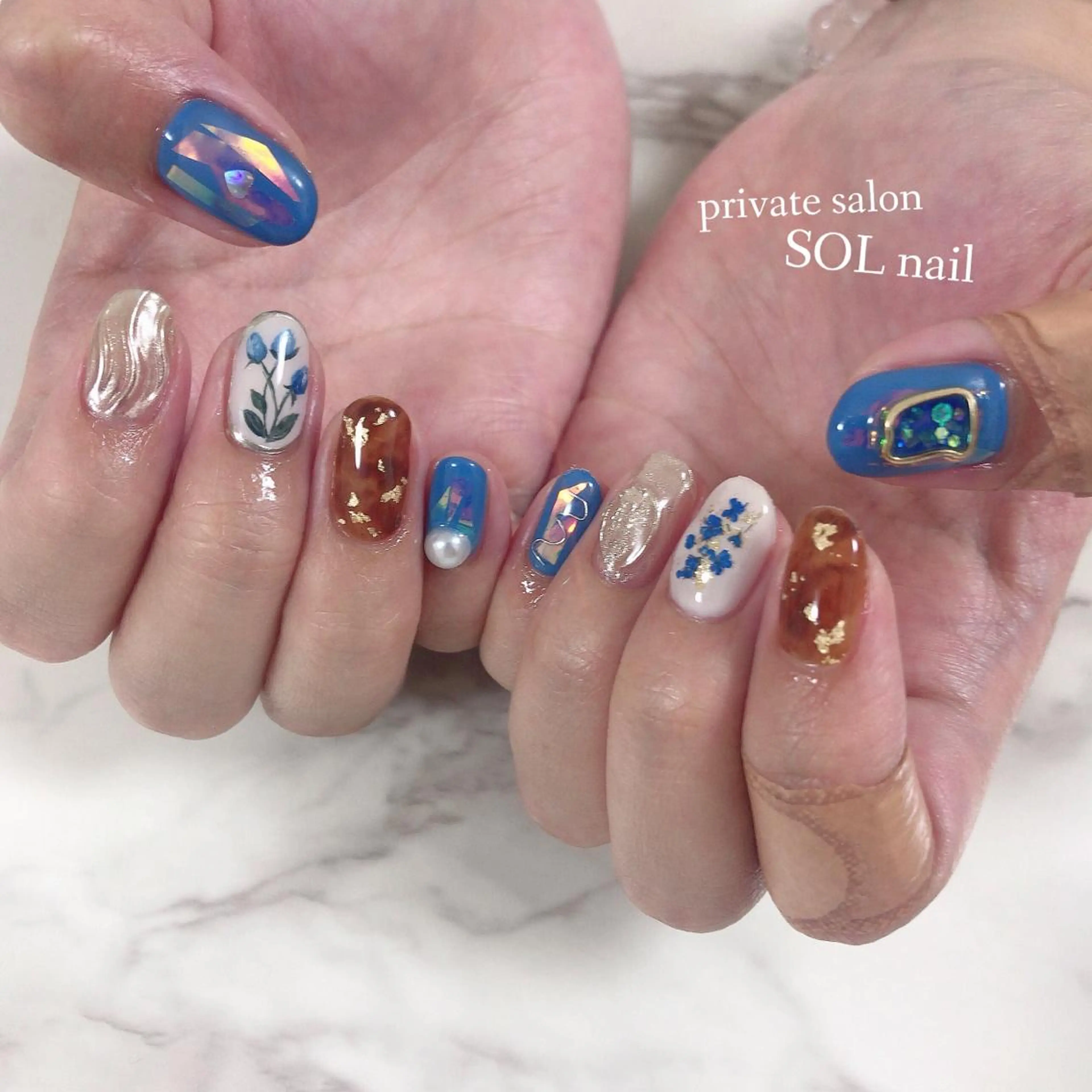ネイル ハンドネイル SOL NAILのネイルデザイン