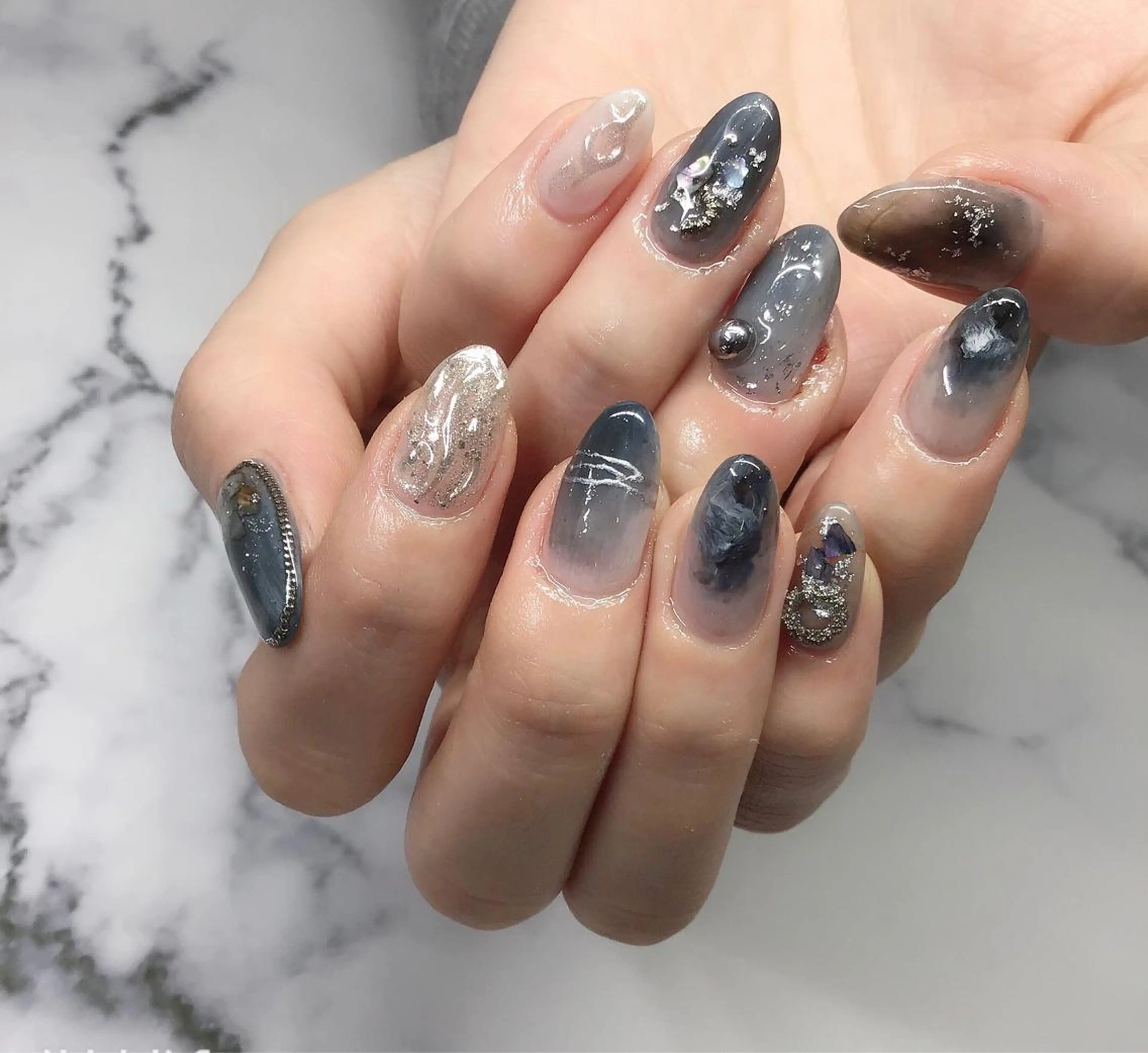 ロング カラー キッズ ネイル マツエク・マツパ 福田 加奈のネイルデザイン