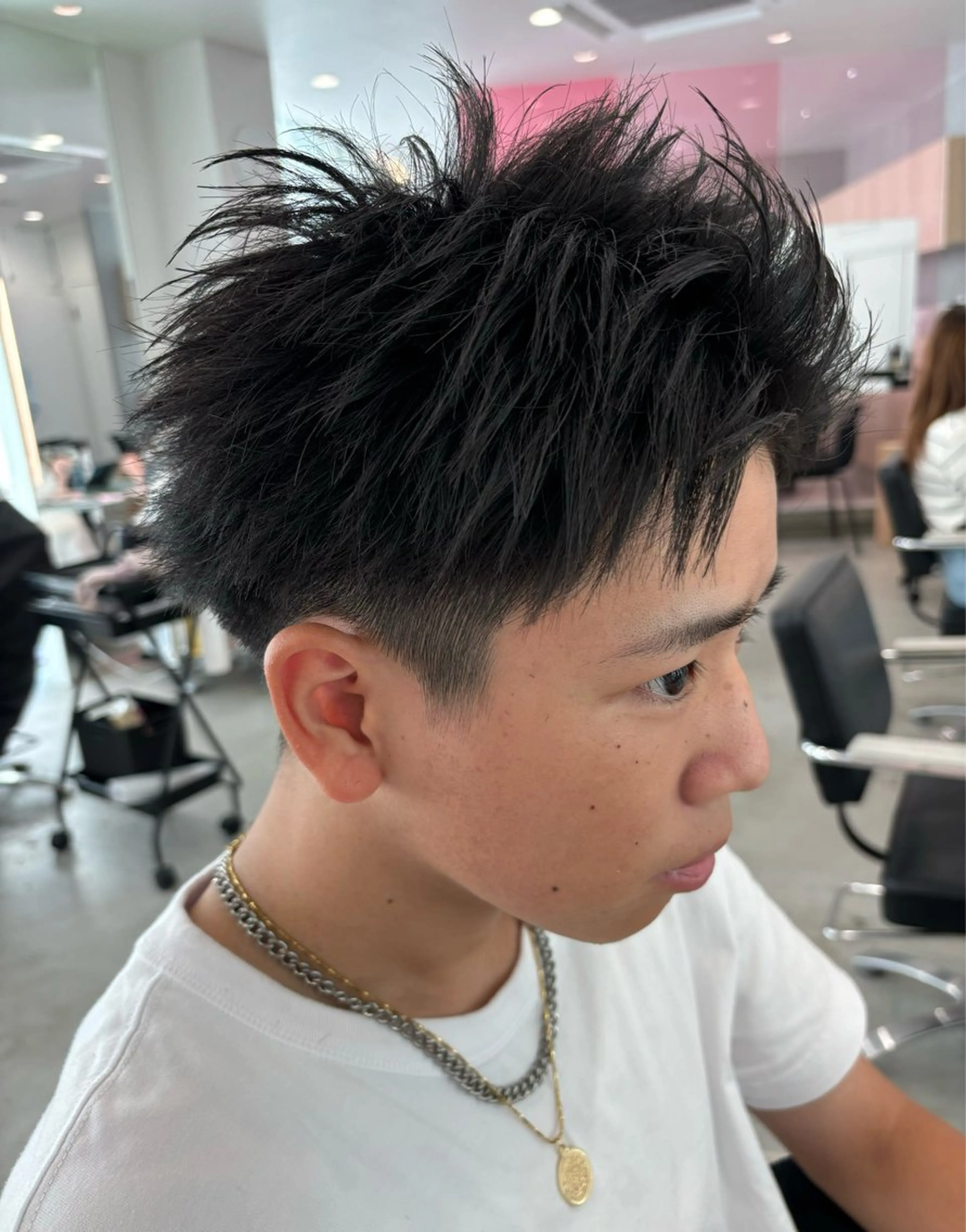 ショート メンズ メンズカット ボブ/米崎駿也のヘアスタイル