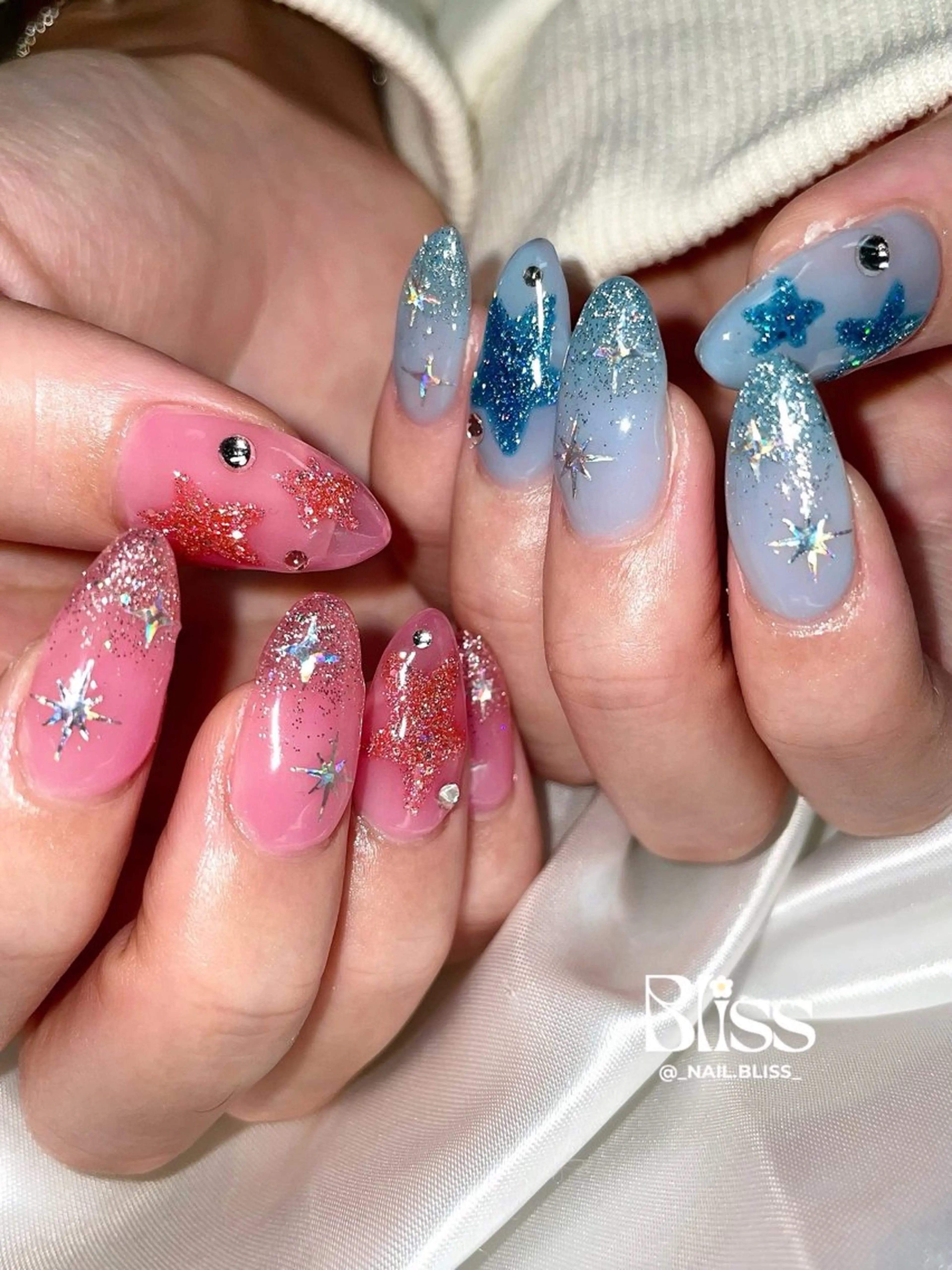 ネイル フラッシュネイル ハンドネイル NAIL BLISSのネイルデザイン