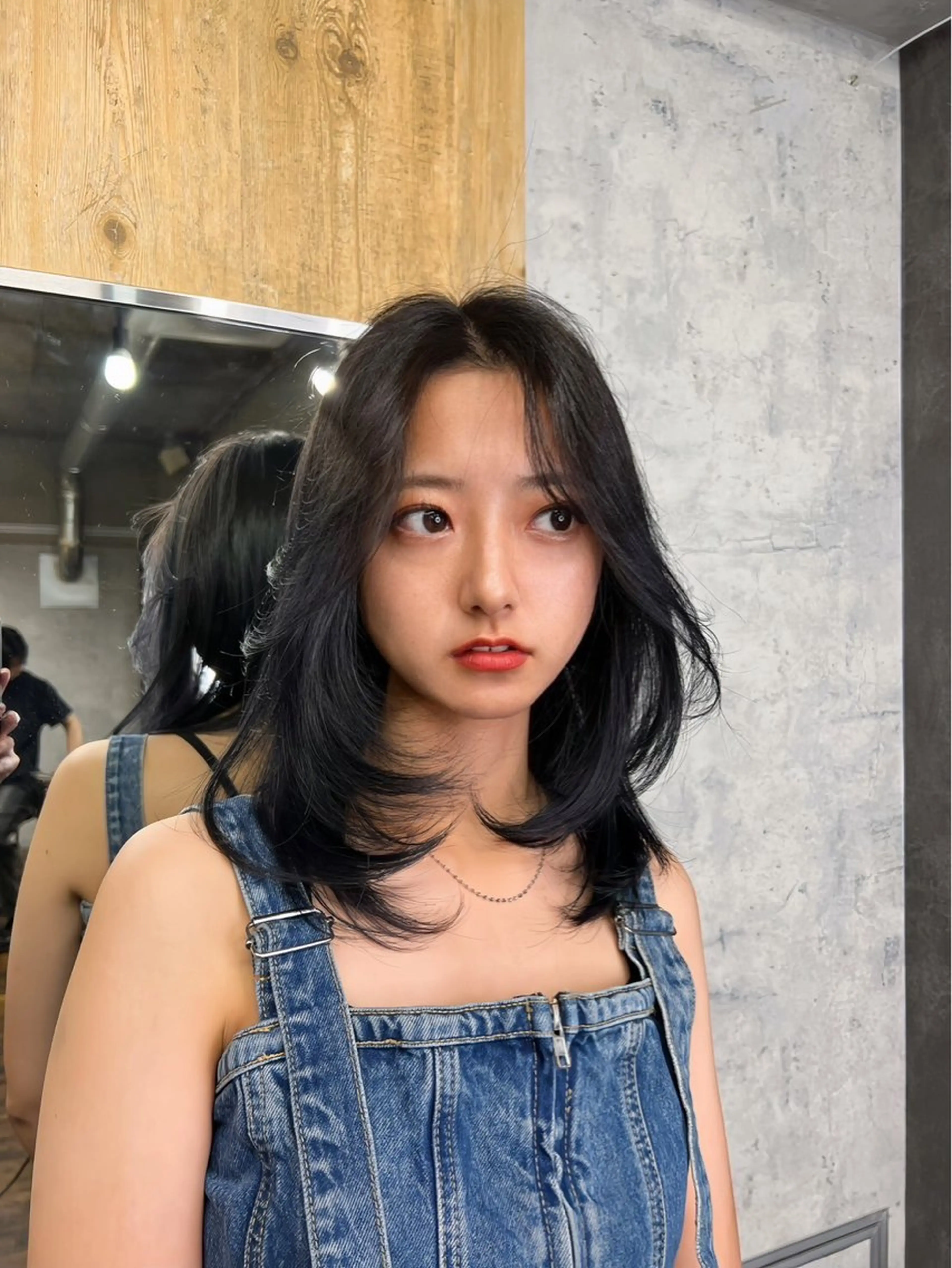 ミディアム カラー パーマ ヘアアレンジ foi. フォワ所属・🇰🇷韓国トレンド ヘア🇰🇷高田のヘアスタイル