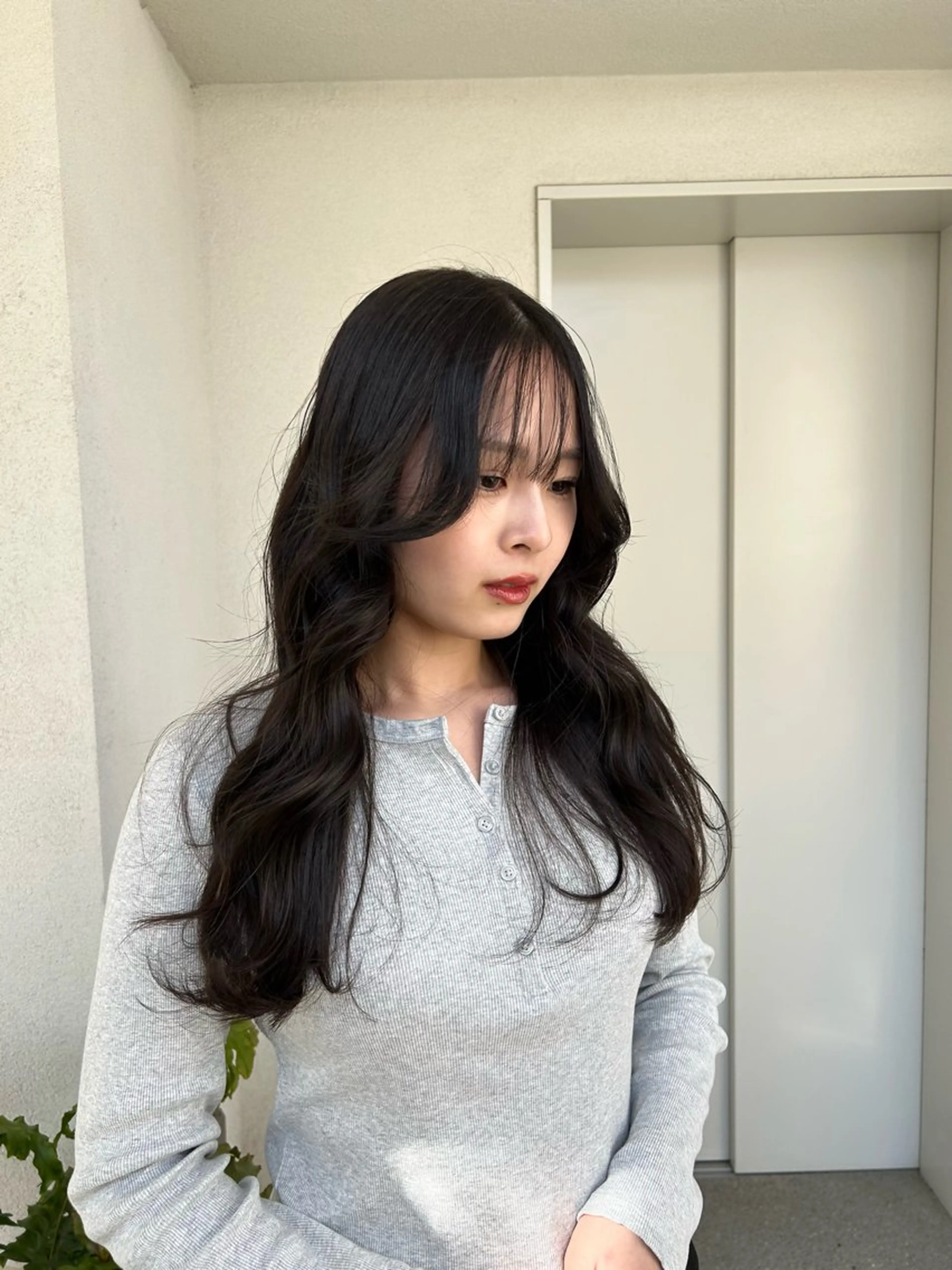 セミロング レイヤーカット カット ヘアカラー トリートメント CASANE所属・ラフで可愛いヘア 🐈‍⬛Rukaのヘアスタイル