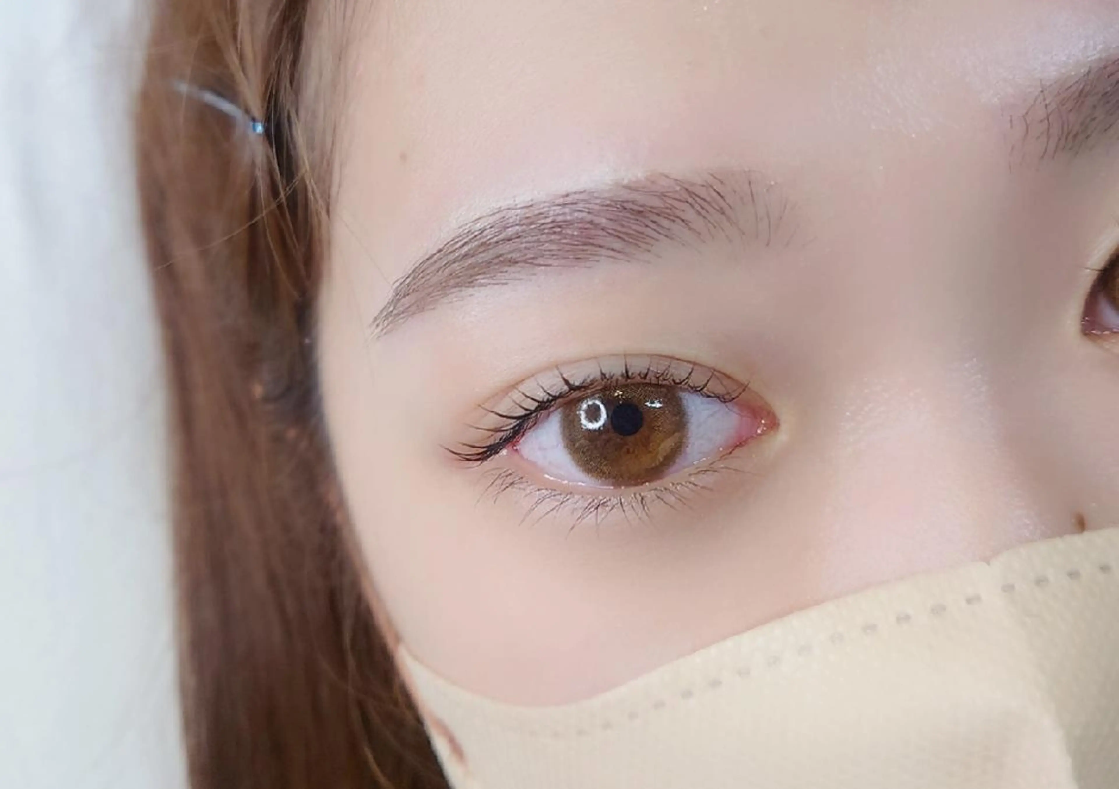 マツエク・マツパ アイブロウ メンズ NAZ eyelash&eyebrow by medical salon所属・NAZ 表参道 Tomokoのマツエク・マツパデザイン