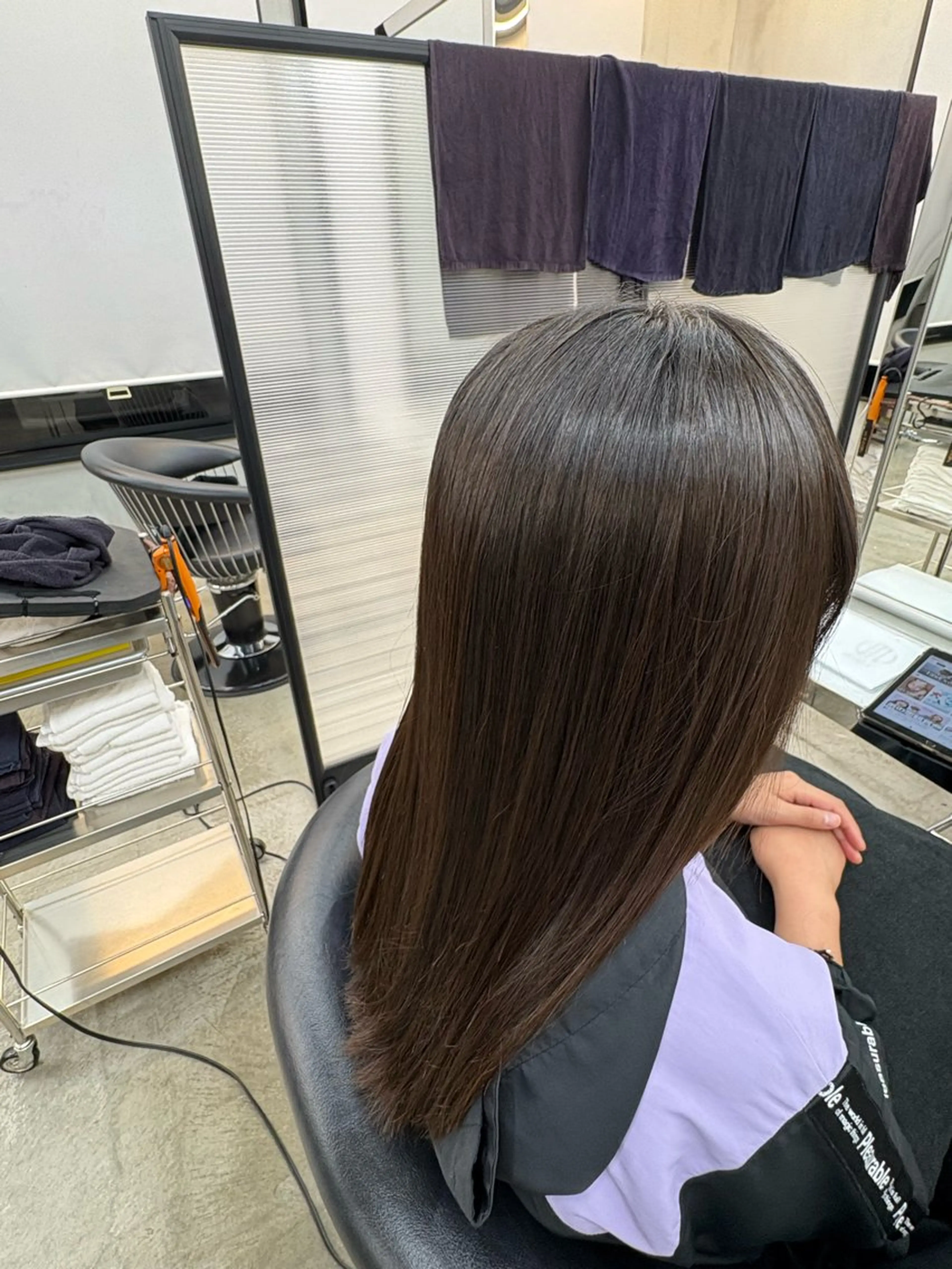 パーマ 縮毛矯正/ 豊島怜のヘアスタイル