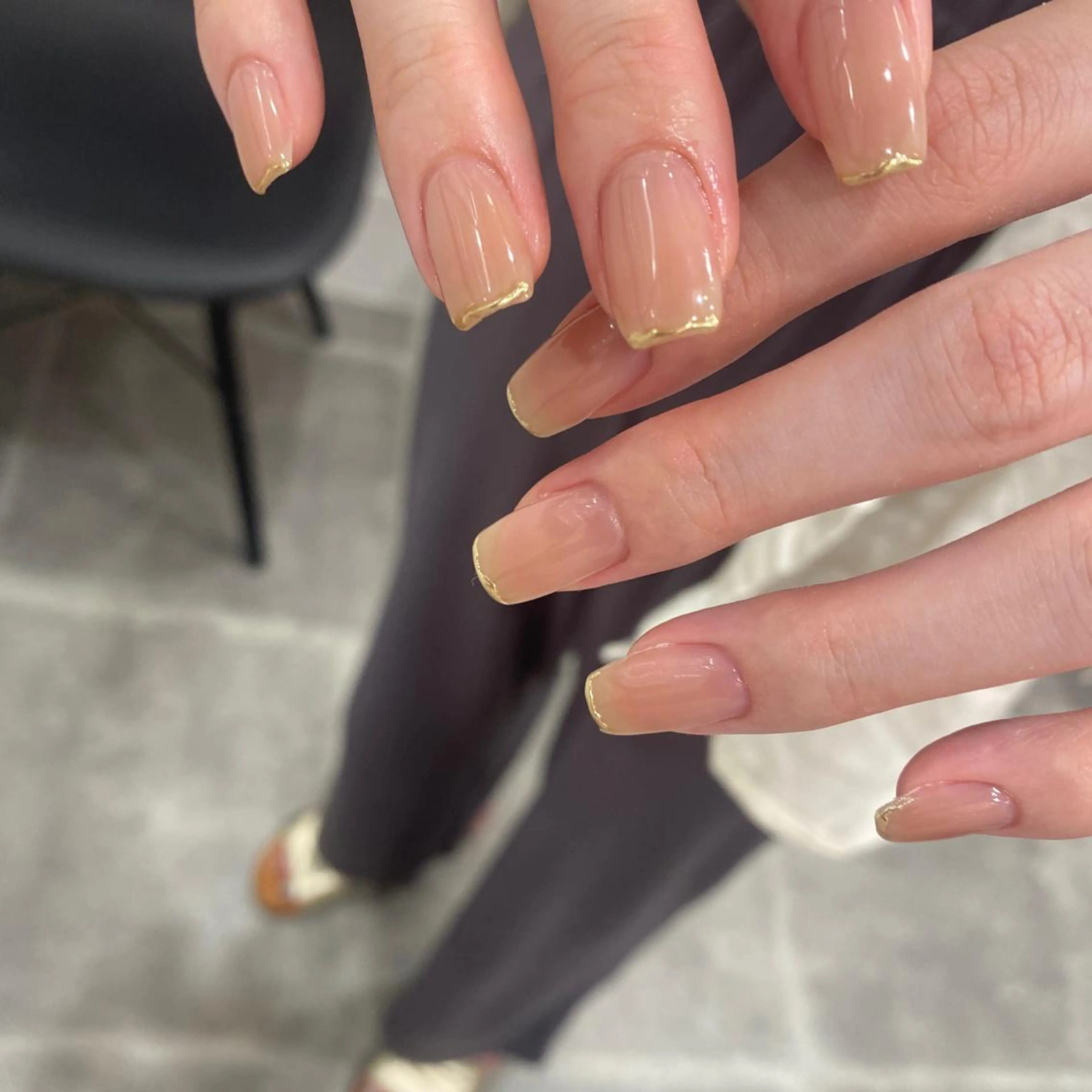 ネイル ハンドネイル NINEnami ニュアンスネイルのネイルデザイン