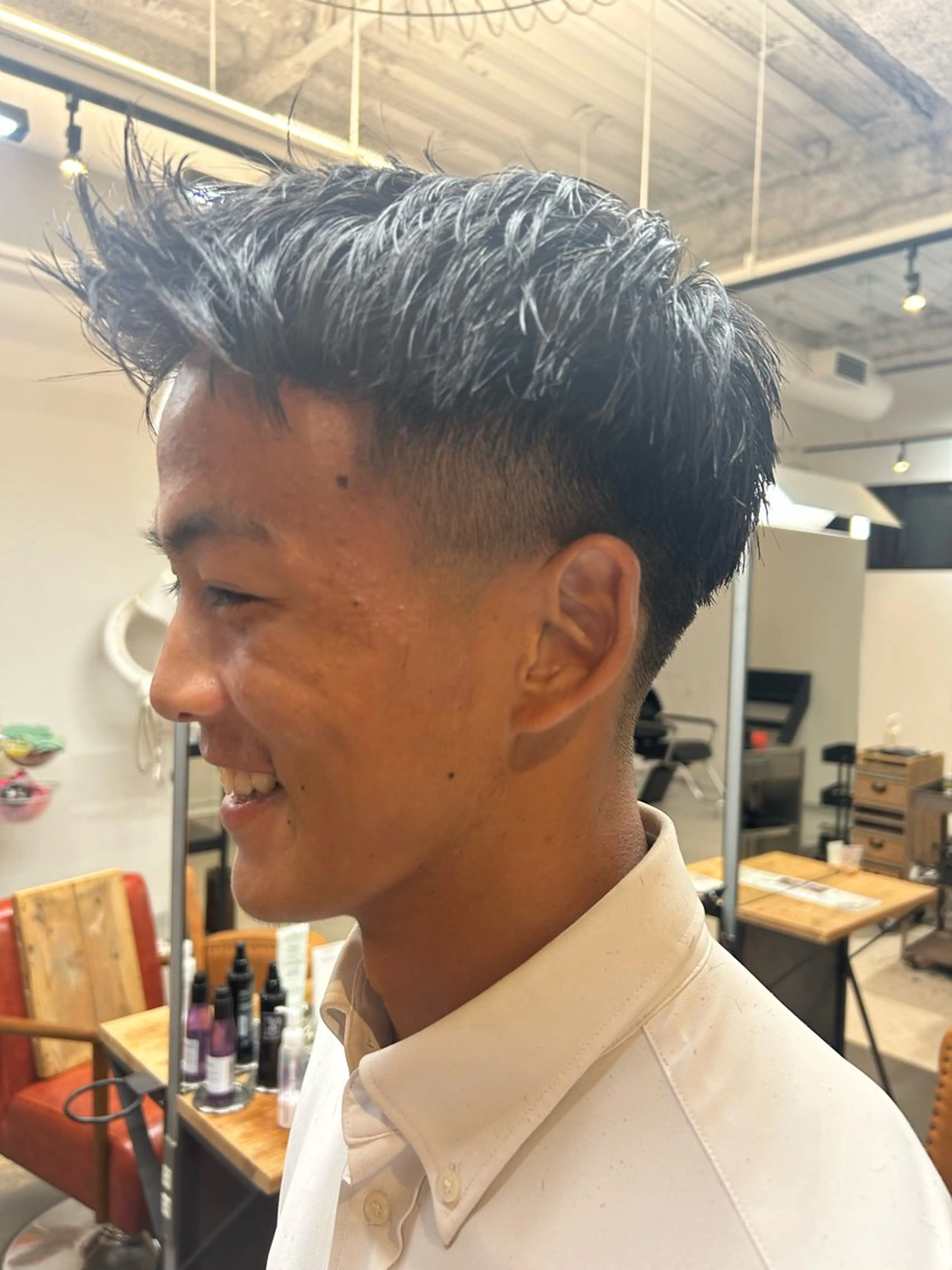 ショート メンズ フェードカット 刈り上げ guinness所属・★美容柱★ 🔥はると🔥のヘアスタイル