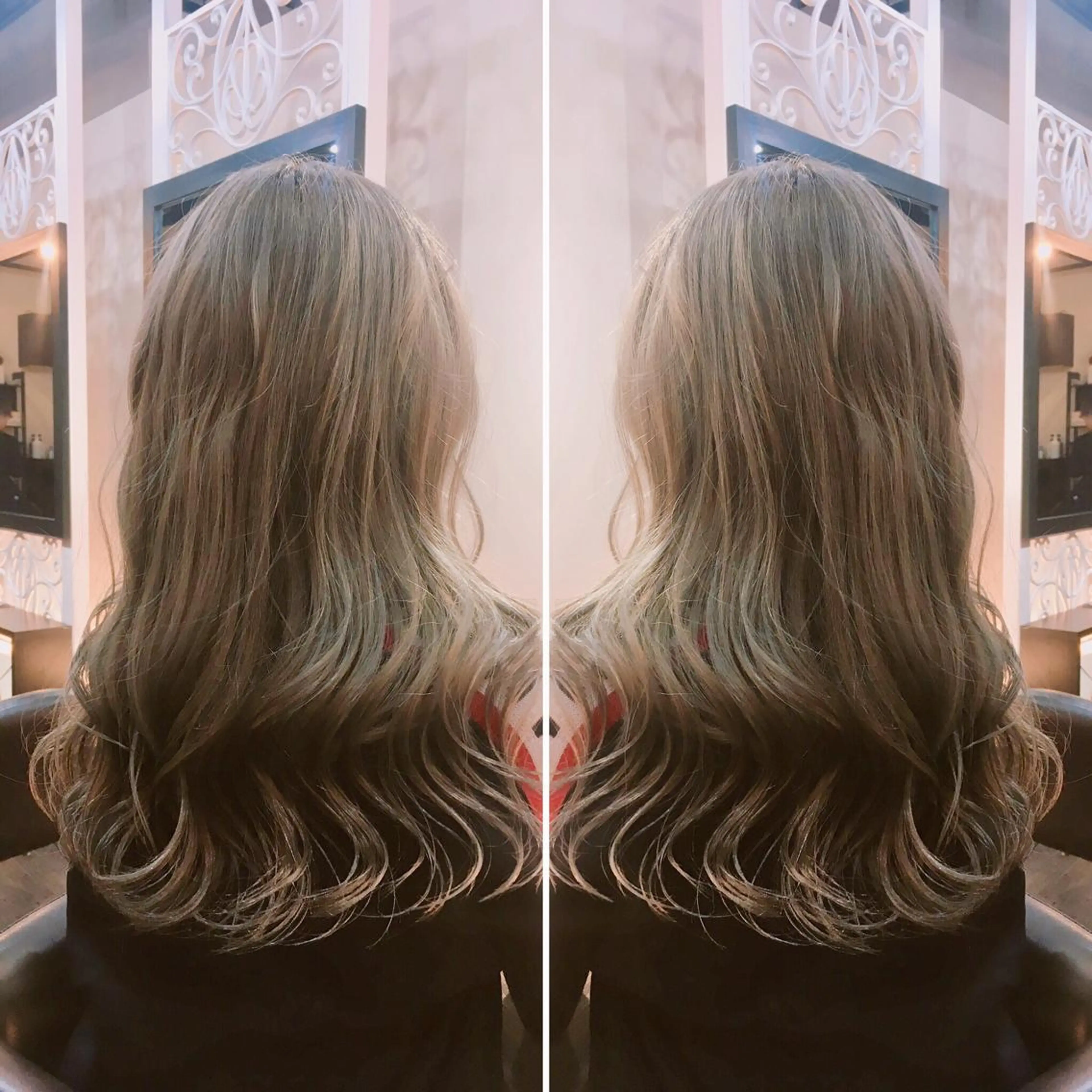 ロング カラー カット ヘアカラー トリートメント Le rond ロンド所属・Le rond吹田店のヘアスタイル