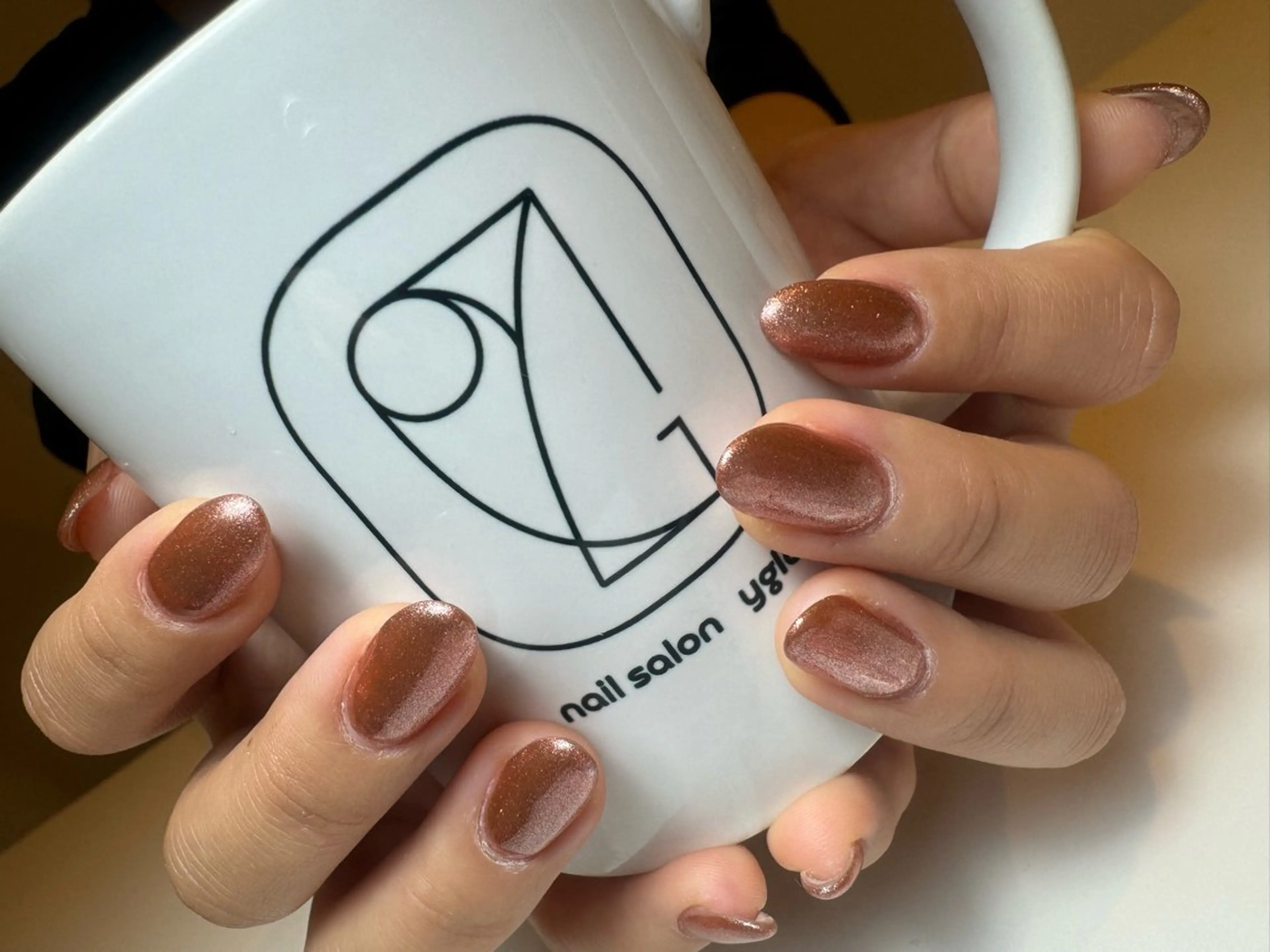 ネイル ラメ(グリッター) ワンカラーネイル yglow所属・yglow 【yuri】のネイルデザイン