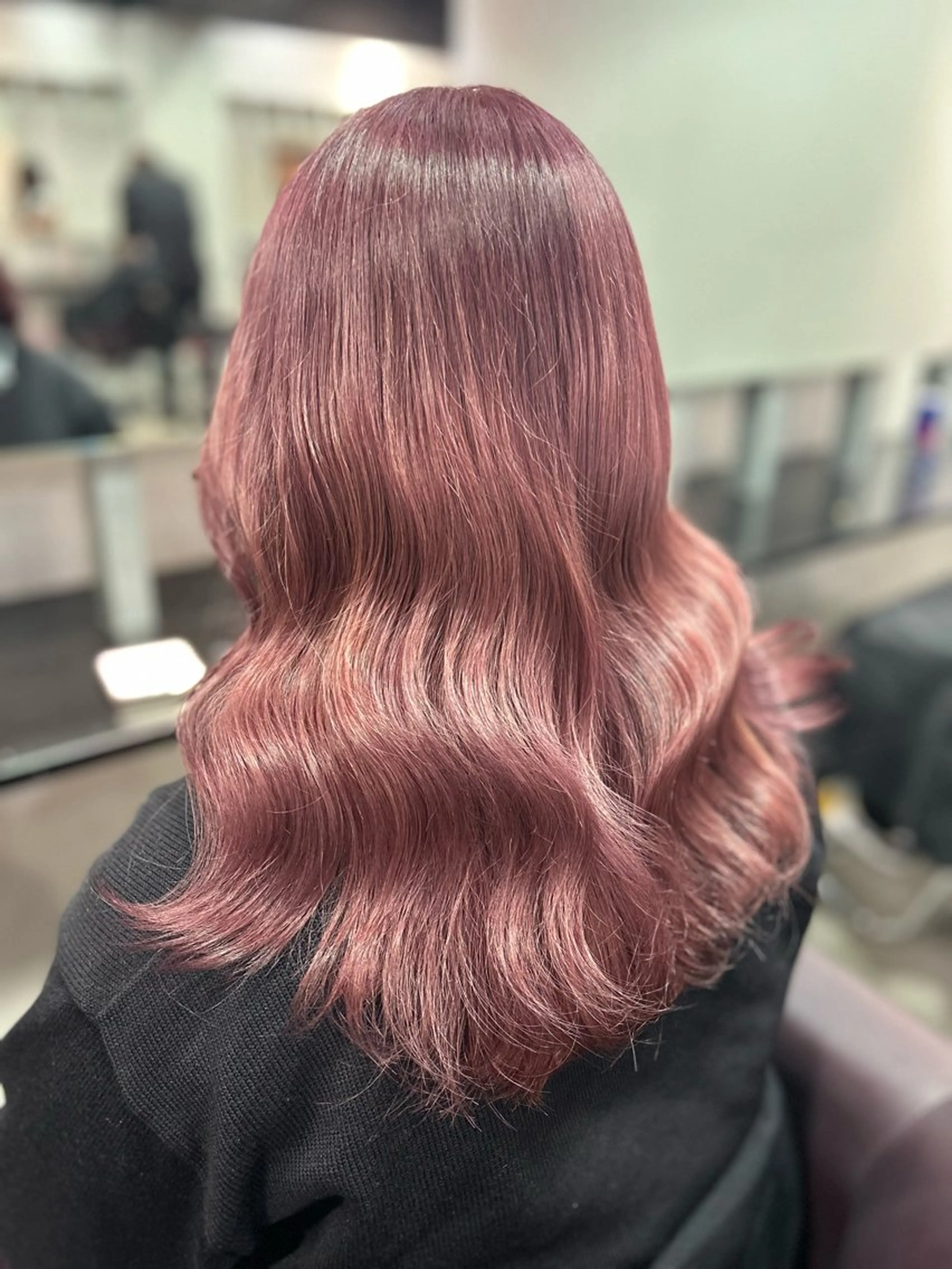 セミロング カラー グレージュカラー🤎 mai🤎のヘアスタイル