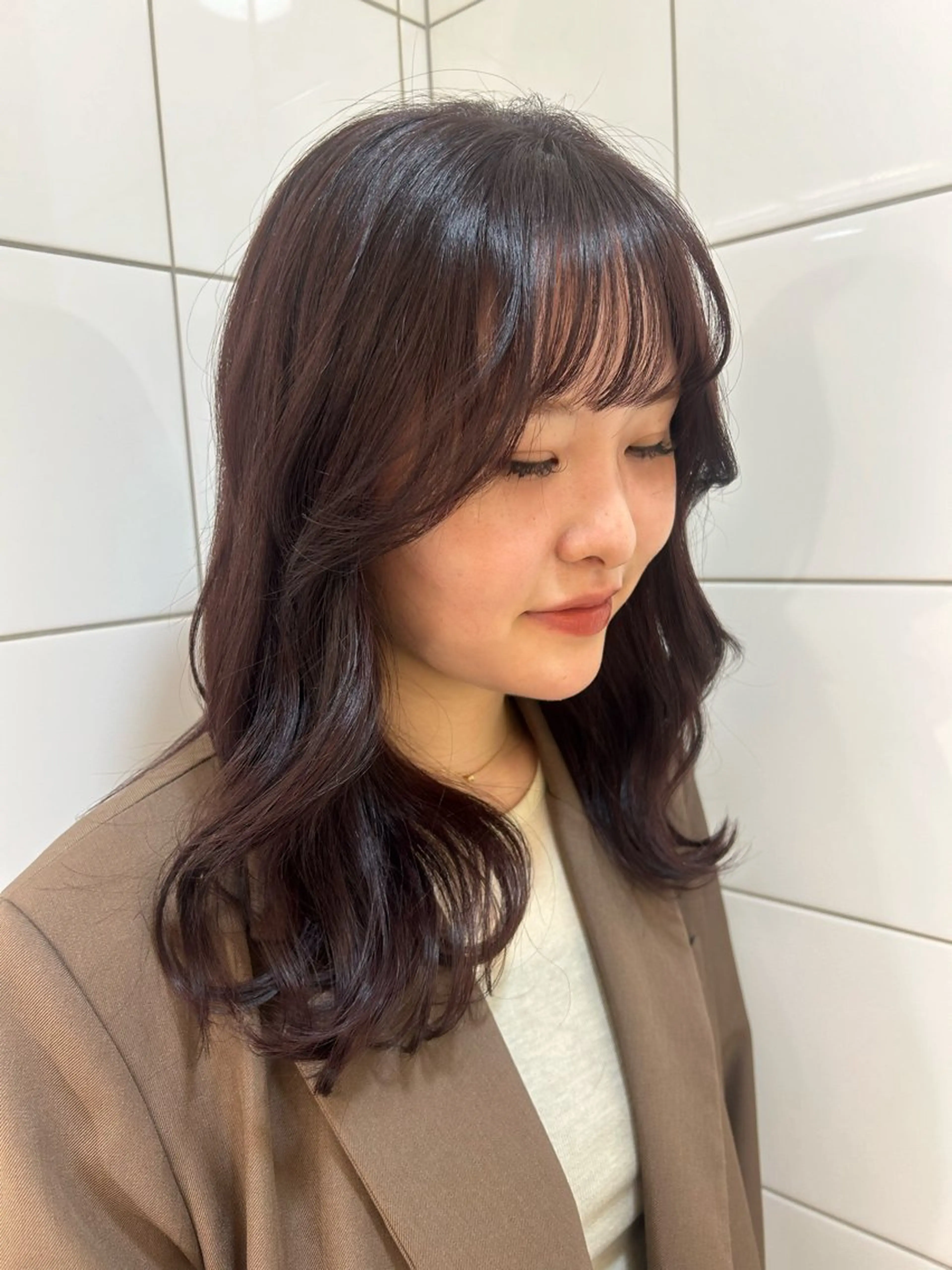 ミディアム カラー 外国人風ヘア/ 髪質改善/ayacaのヘアスタイル