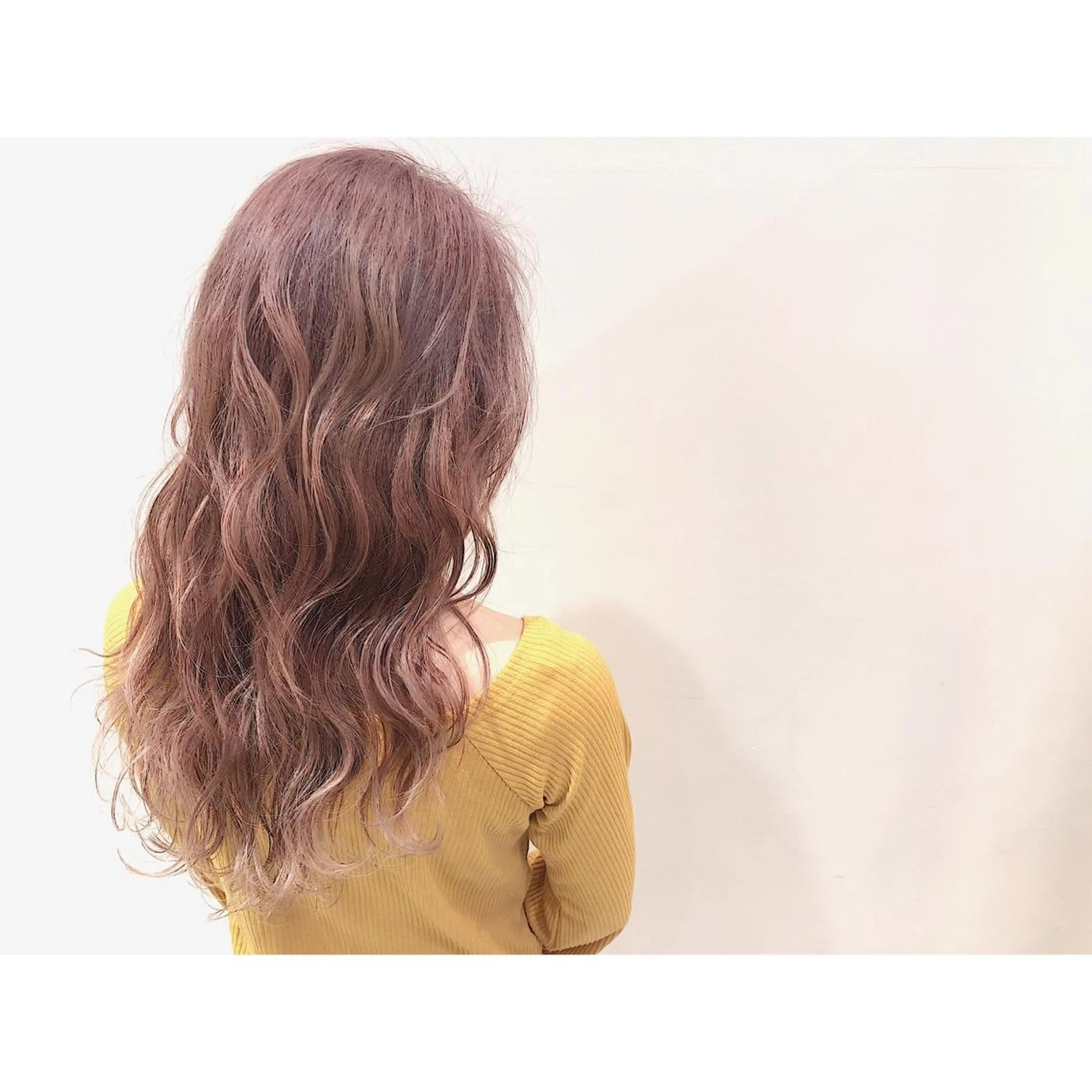 ロング カラー 心斎橋 美髪職人　近江のヘアスタイル