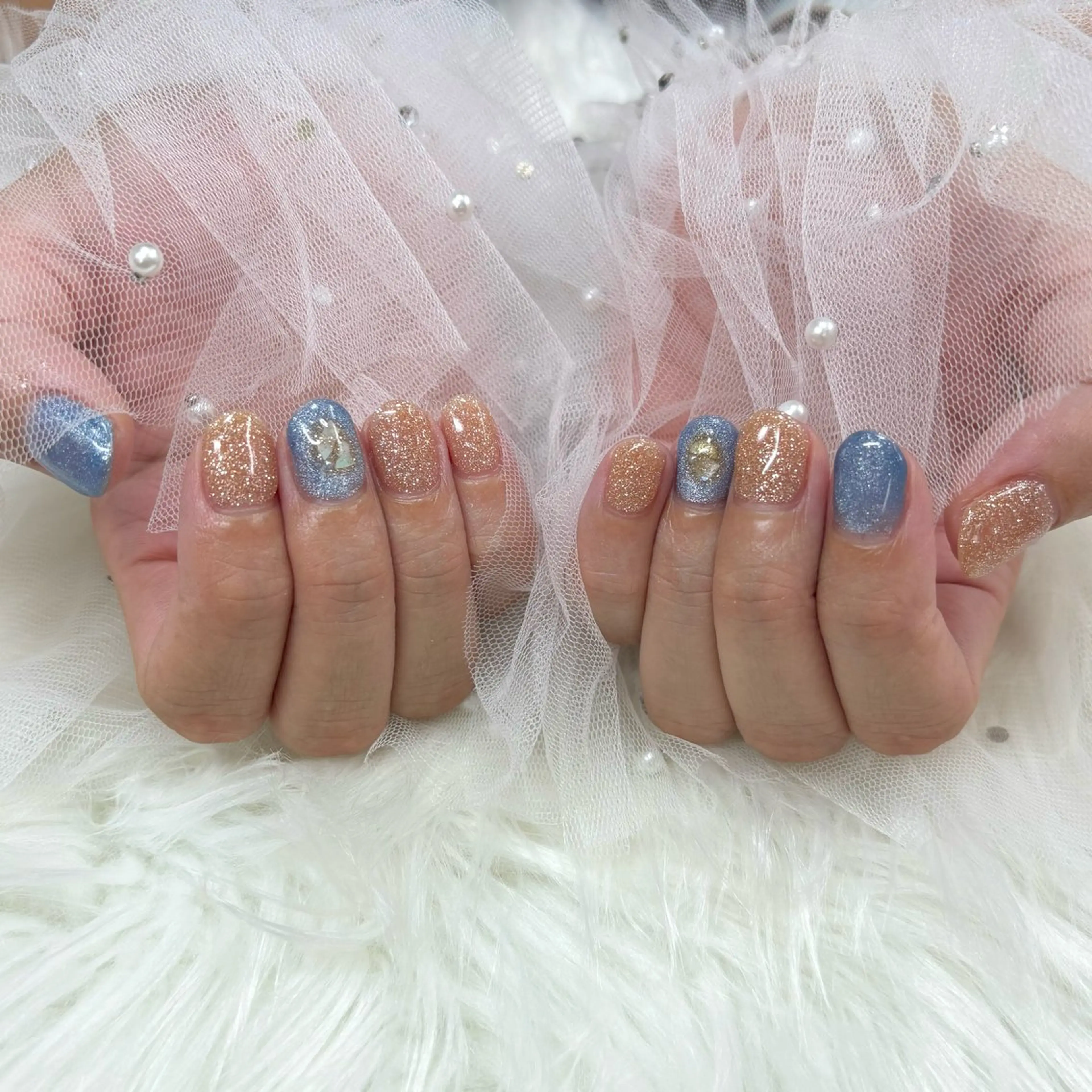 ネイル マグネットネイル ハンドネイル SHINE nail salonのネイルデザイン