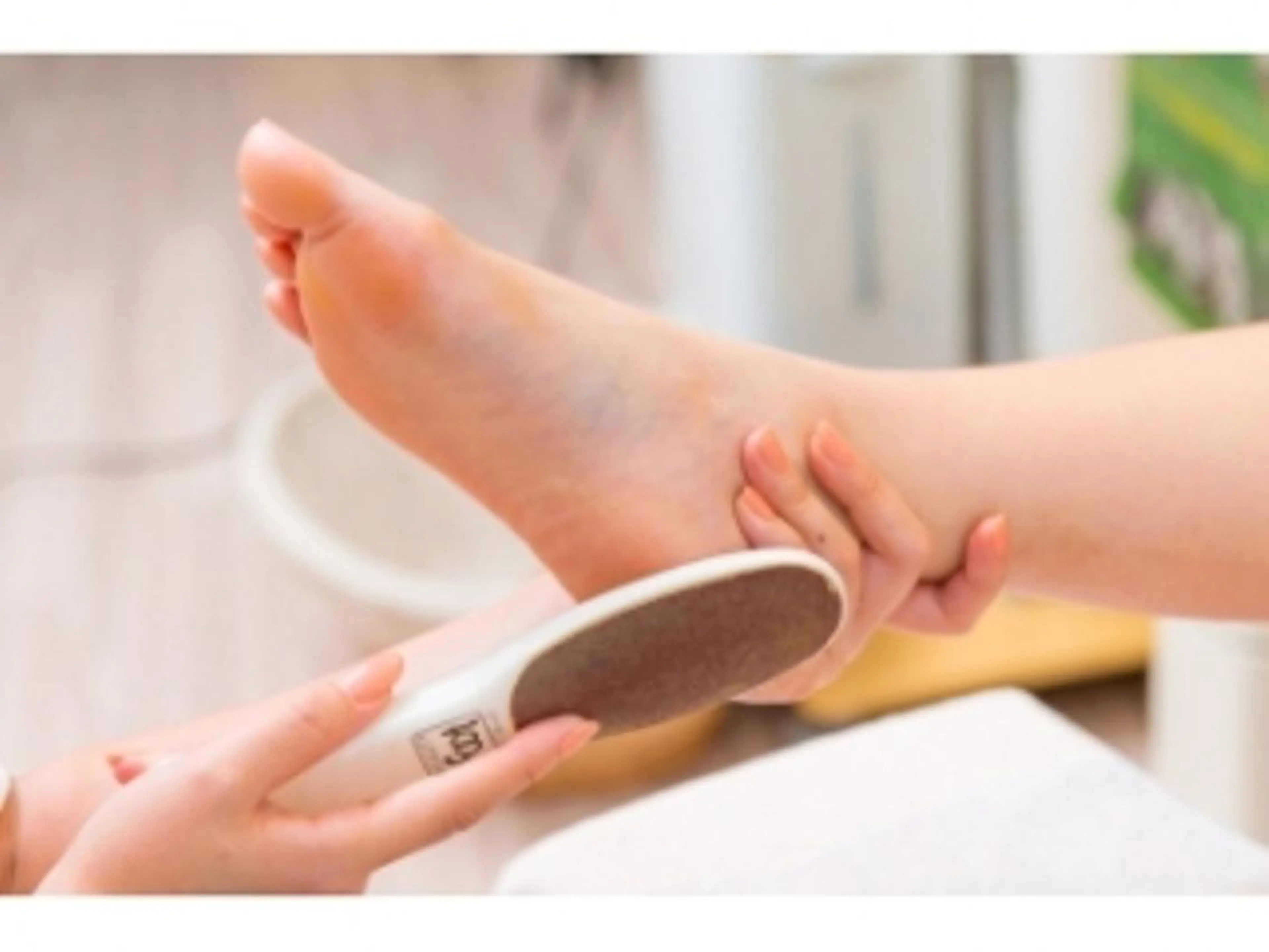 角質除去の写真