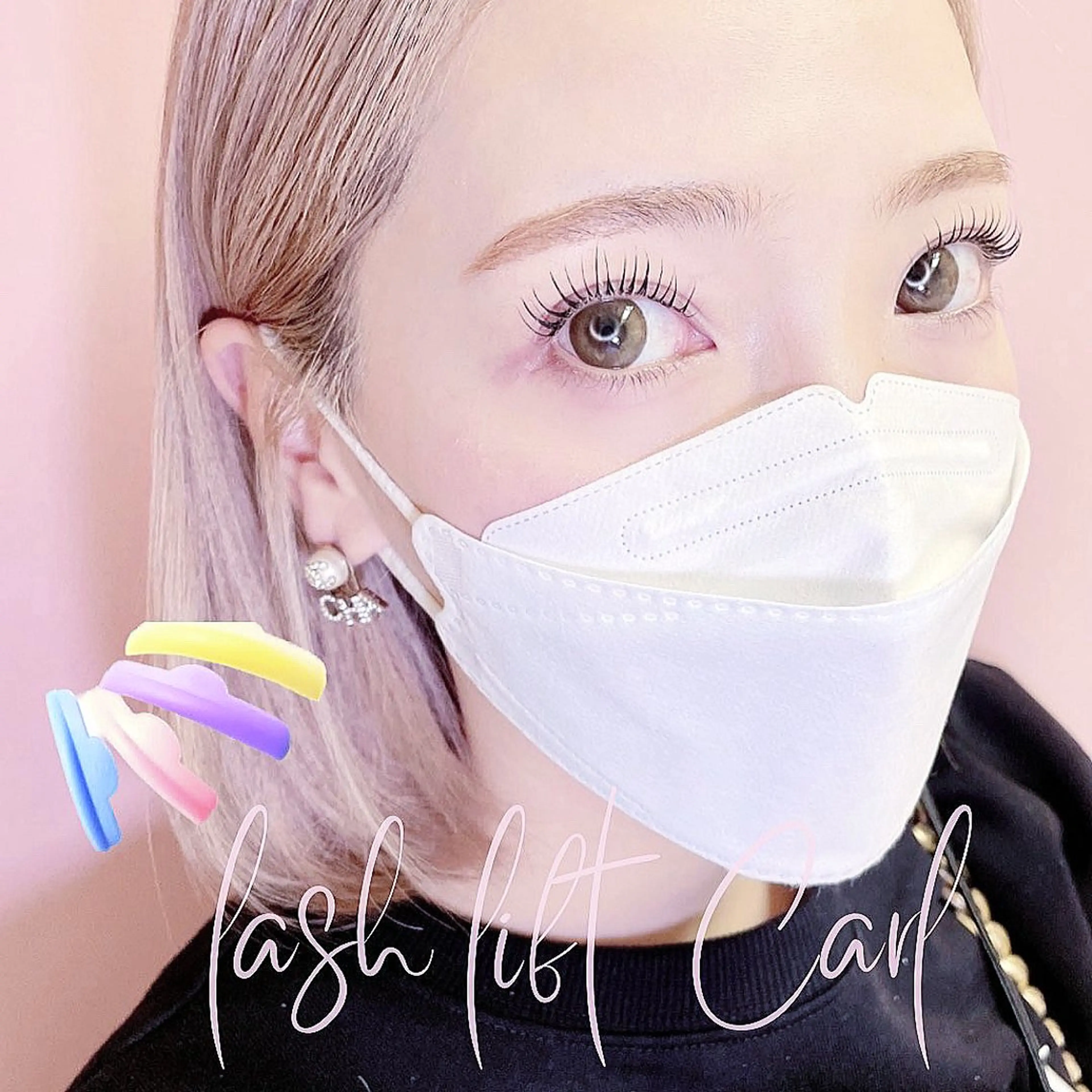 マツエク・マツパ マツパ 大阪梅田 SAKI 韓国風束感まつ毛のマツエク・マツパデザイン