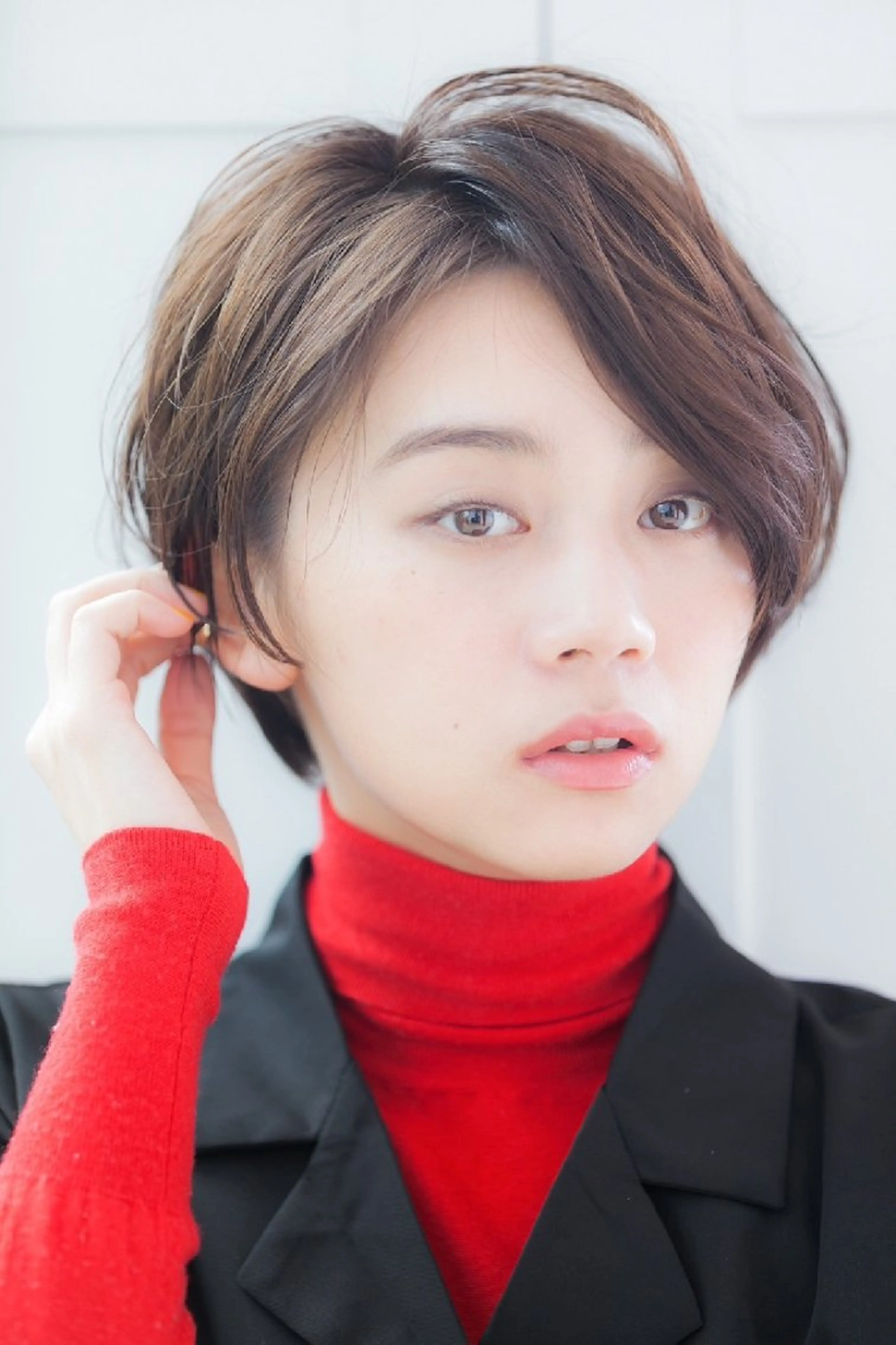 デザインカットカラー＋酸熱集中補修トリートメントの写真