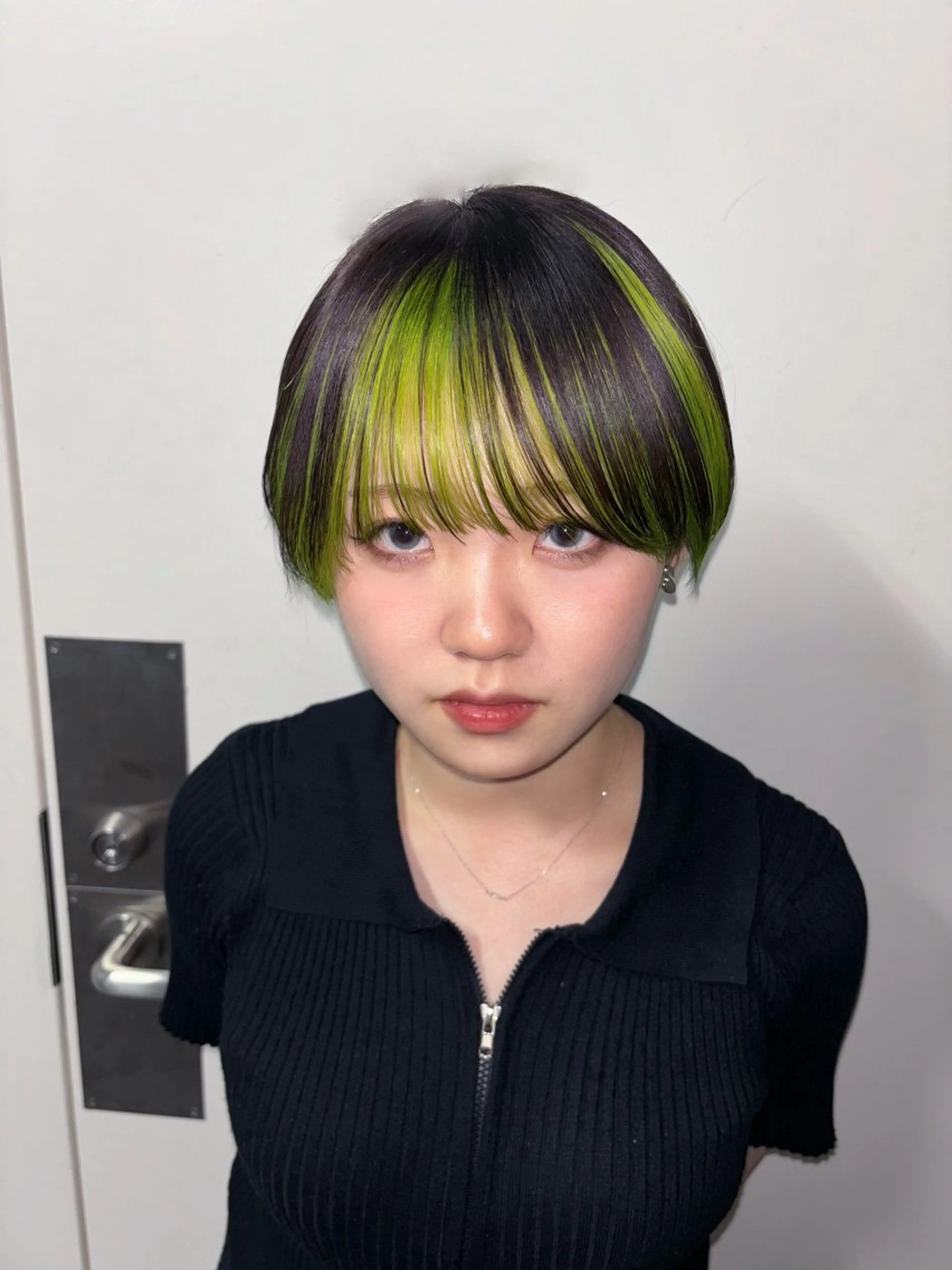 ショート カラー 💫miyu💫デザ インカラー/アレンジのヘアスタイル