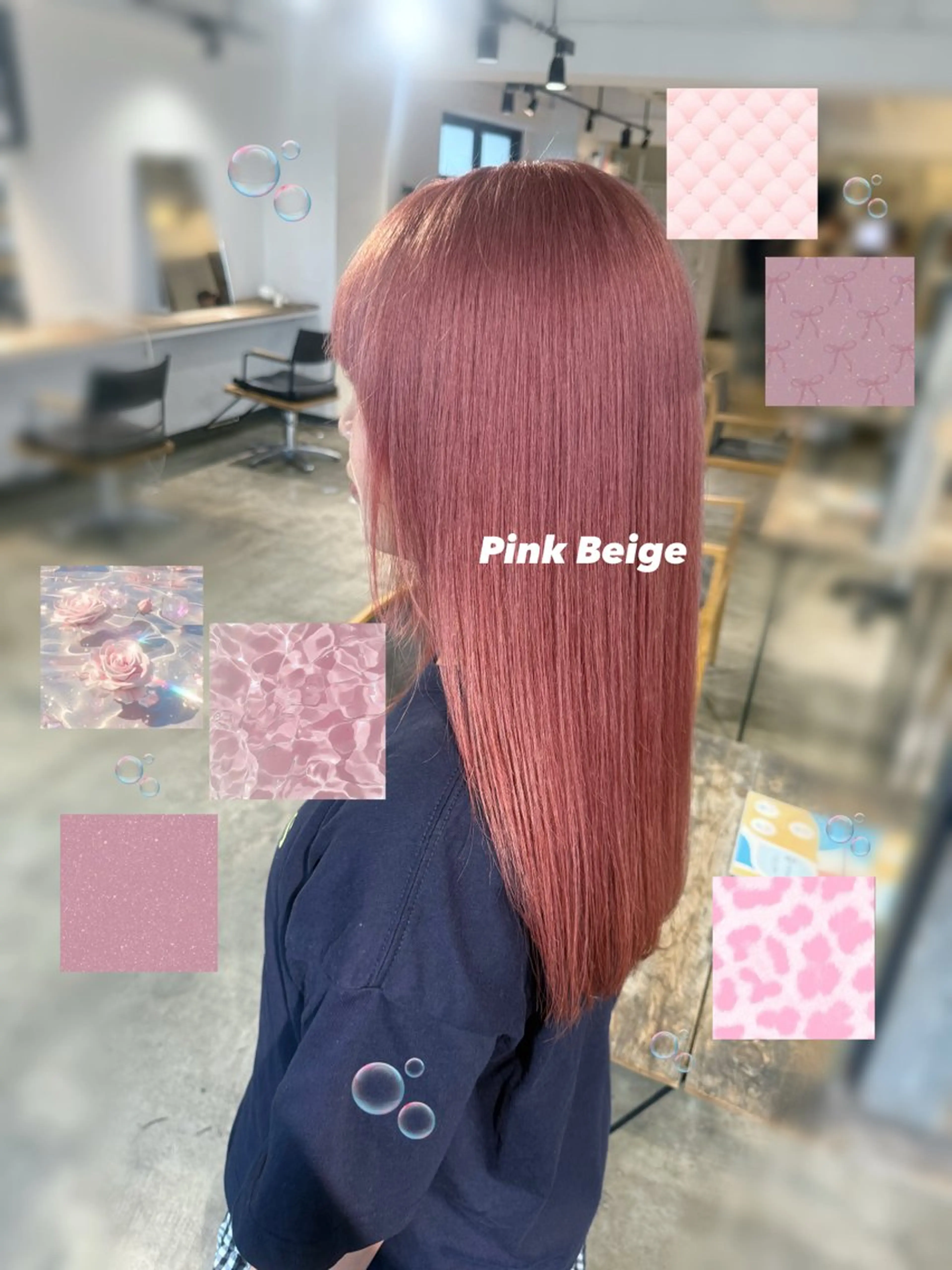 ロング カラー ベージュカラー ブリーチ ダブルカラー ハイトーンカラー ラベンダーカラー ヘアカラー トリートメント 🫟ブリーチモデル/ 艶カラー /みきのヘアスタイル