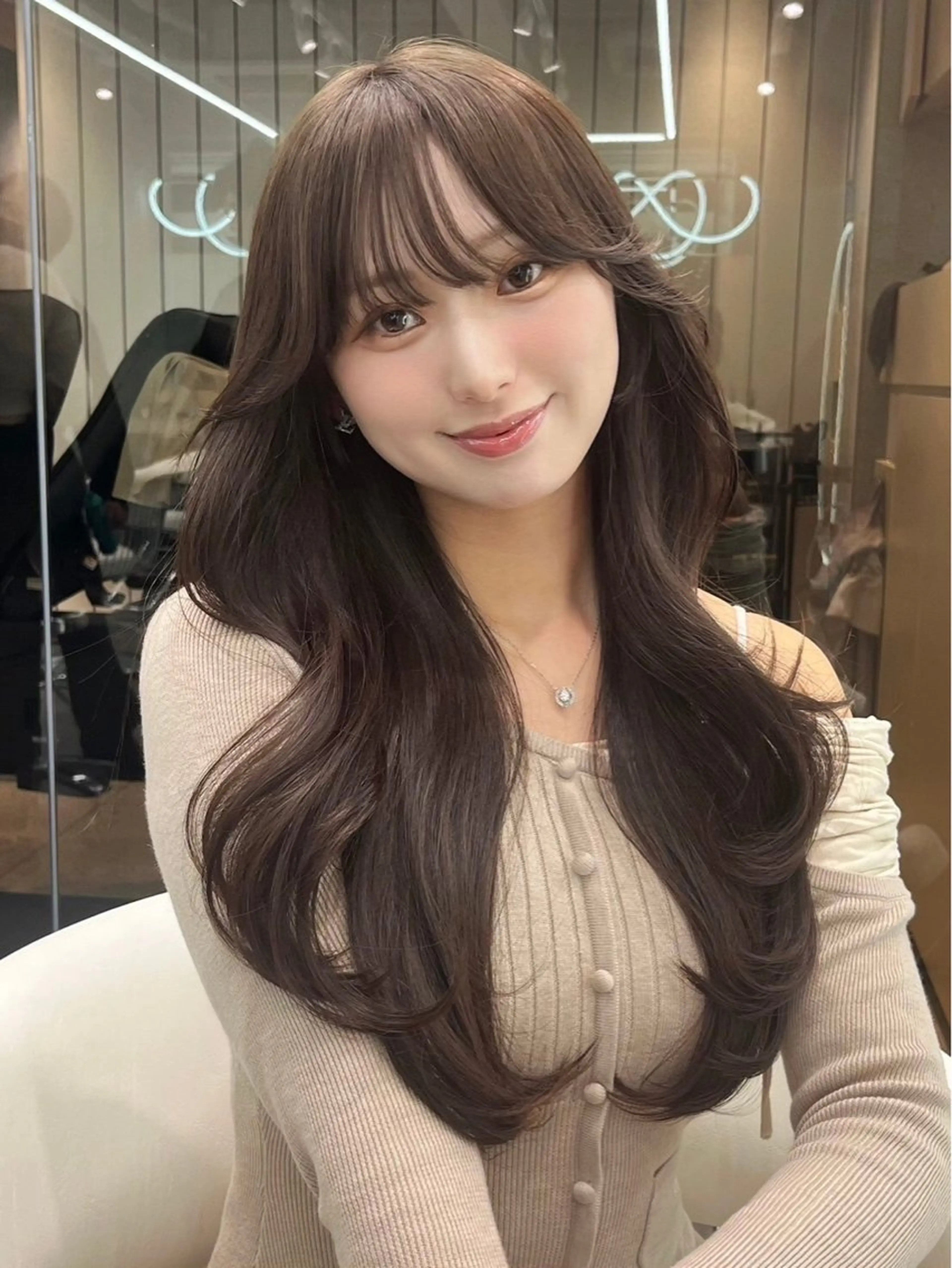 ロング カラー GLROW 大宮 ANNEXのヘアスタイル