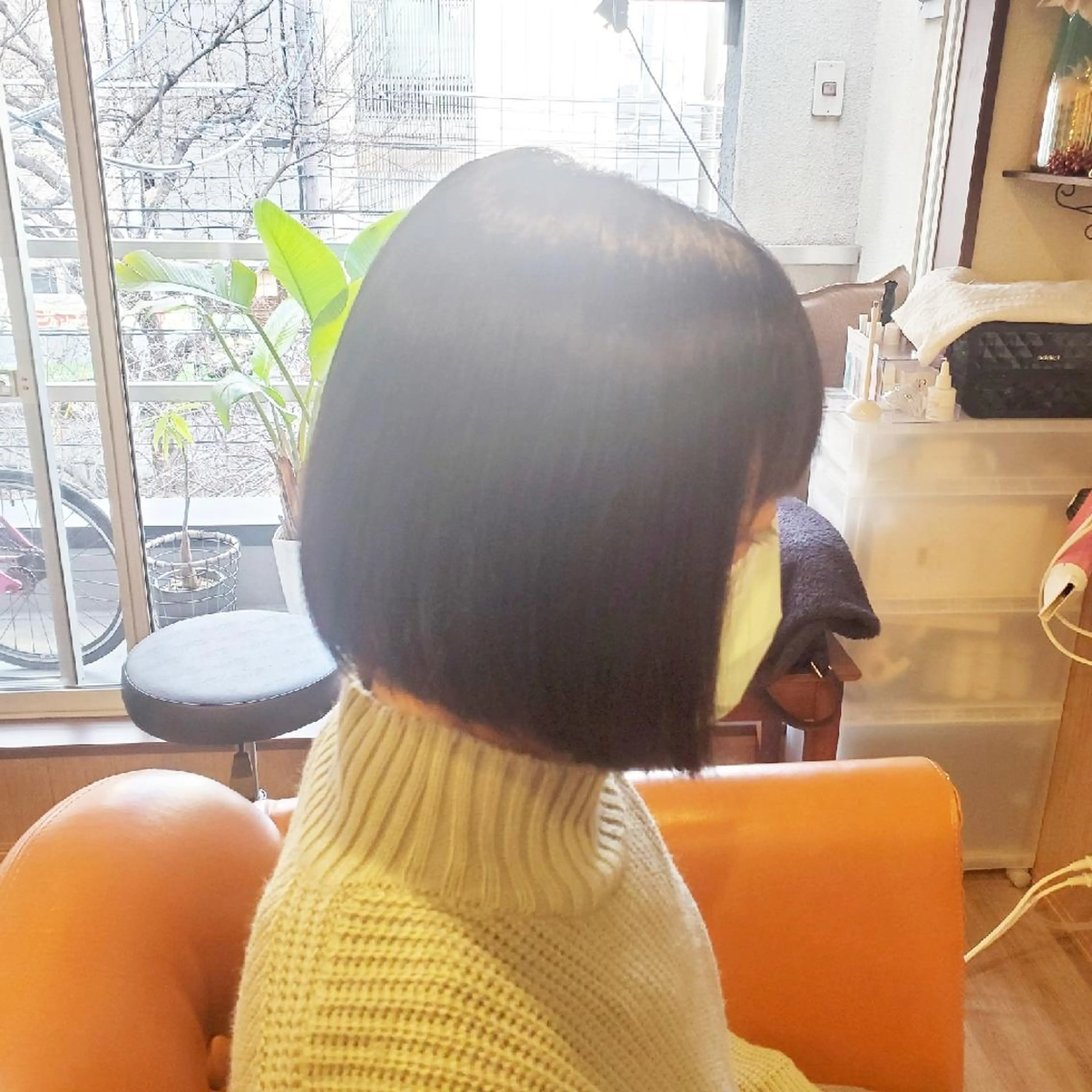 ショート パーマ 外国人風カラー 縮毛矯正 トリートメント 酸熱トリートメント カット 縮毛矯正 spa hair  ark 富井直美のヘアスタイル