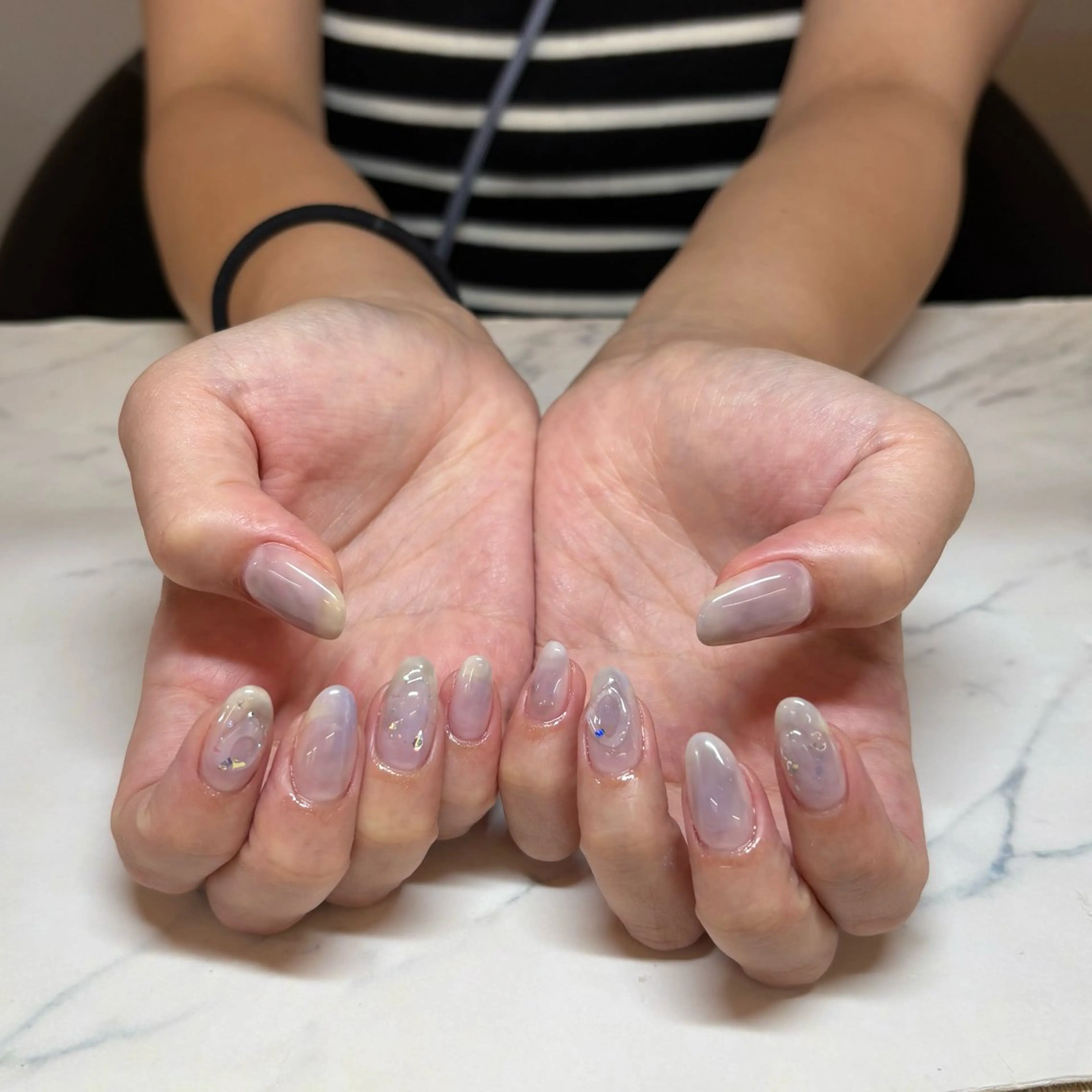 ネイル ニュアンスネイル 💫 さりのネイルデザイン