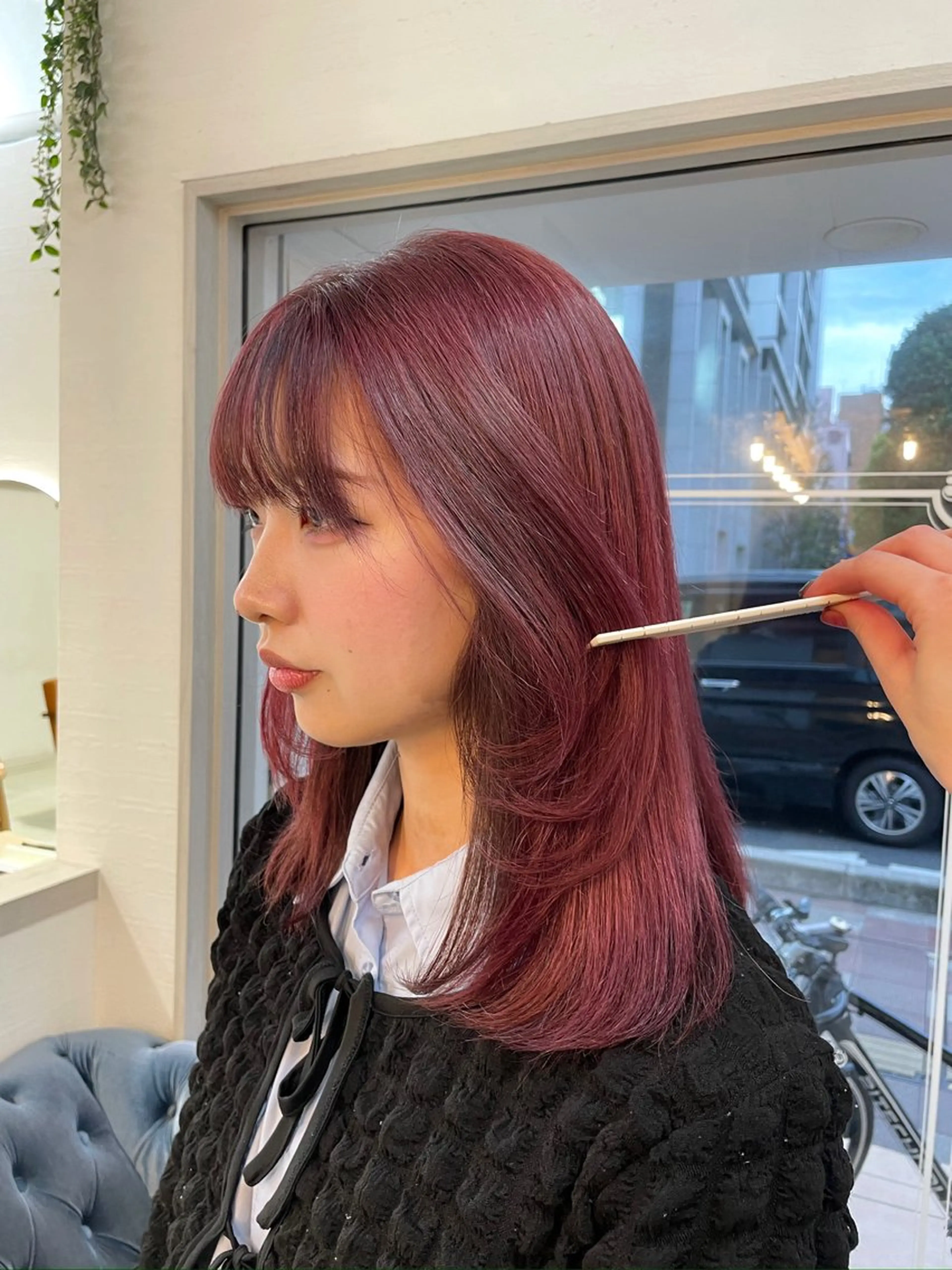 カラー ヘアカラー トリートメント 大村 真咲のヘアスタイル