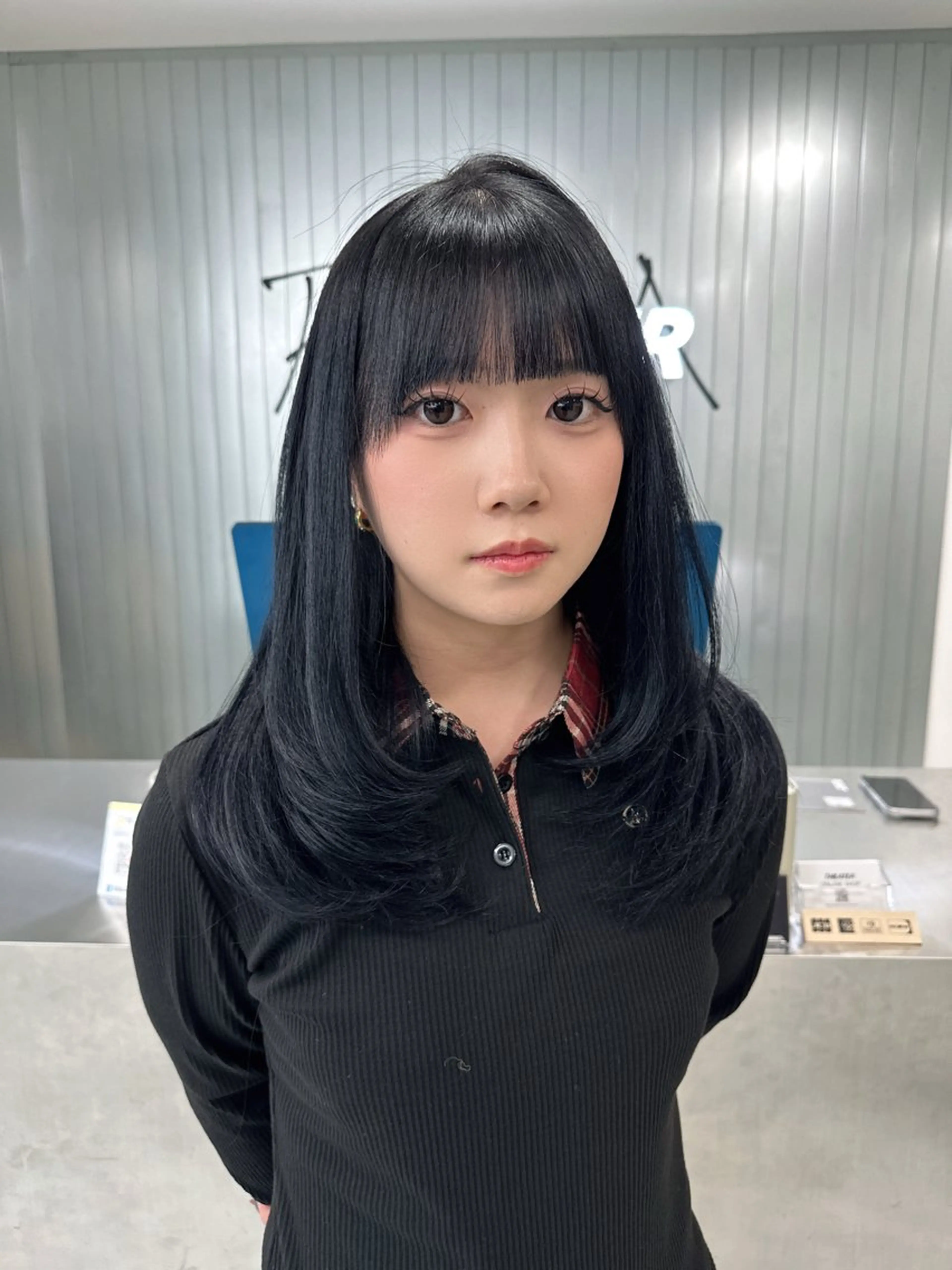 ロング カラー ヘアアレンジ ヘアカラー 艶カラー/ハイトーン /レイヤーカットのヘアスタイル