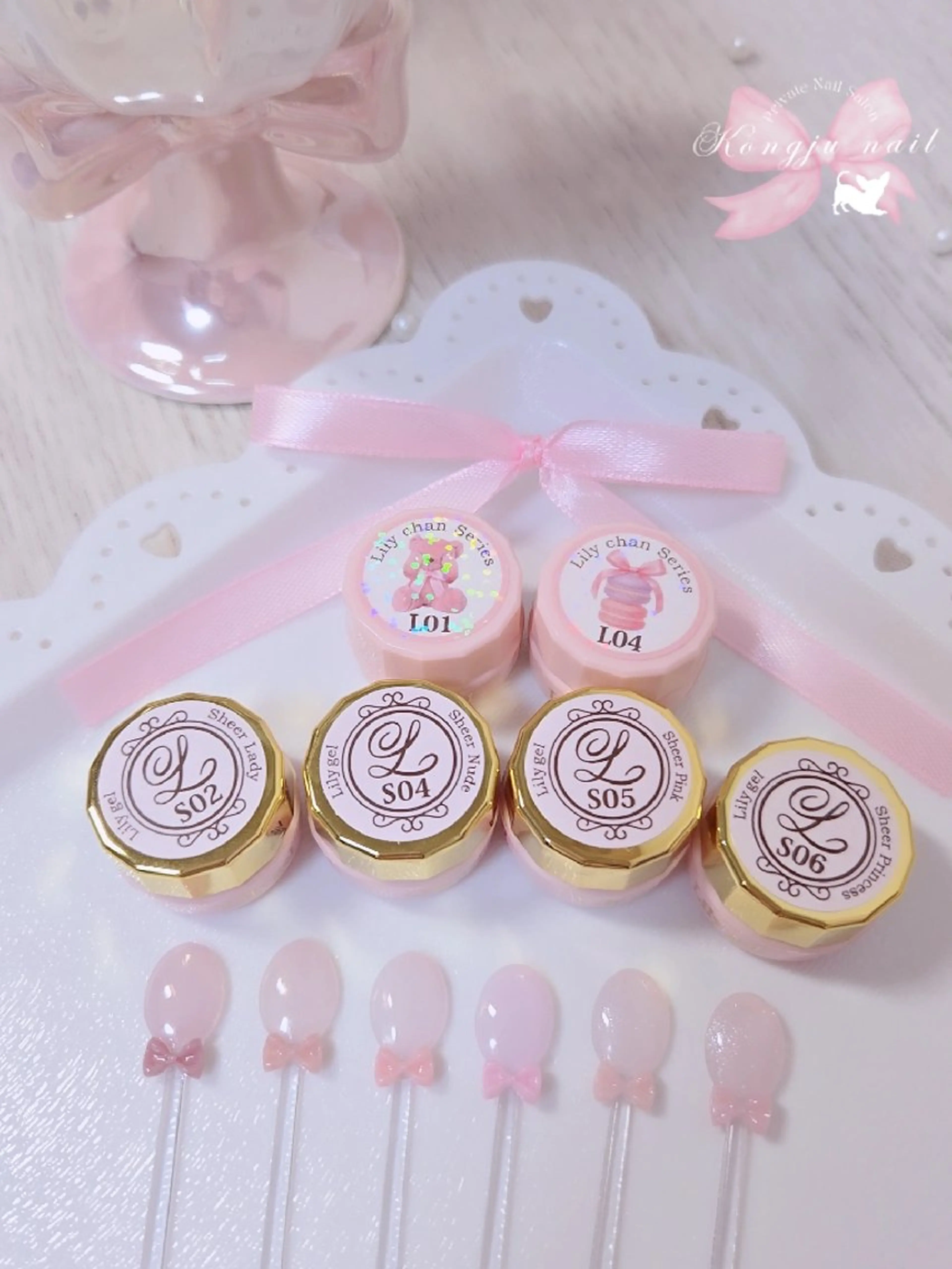 ネイル ガーリー Kongju  nailのネイルデザイン